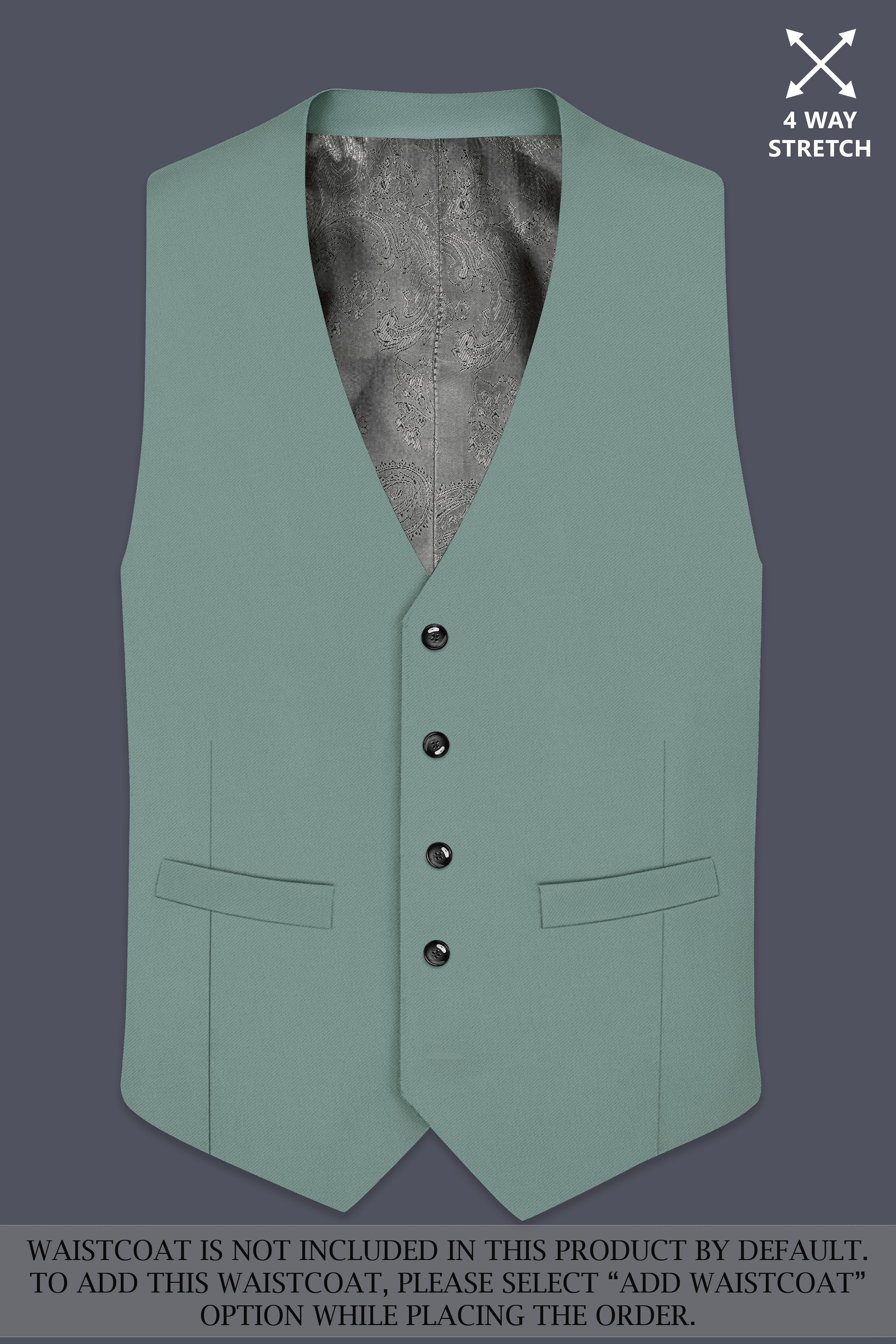Verde-Korean Spanish Green 4-Way Stretch Wrinkle-Free Wool Rich Single Breasted Suit ST5432-SB-36, ST5432-SB-38, ST5432-SB-40, ST5432-SB-42, ST5432-SB-44, ST5432-SB-46, ST5432-SB-48, ST5432-SB-50, ST5432-SB-52, ST5432-SB-54, ST5432-SB-56, ST5432-SB-58, ST5432-SB-60