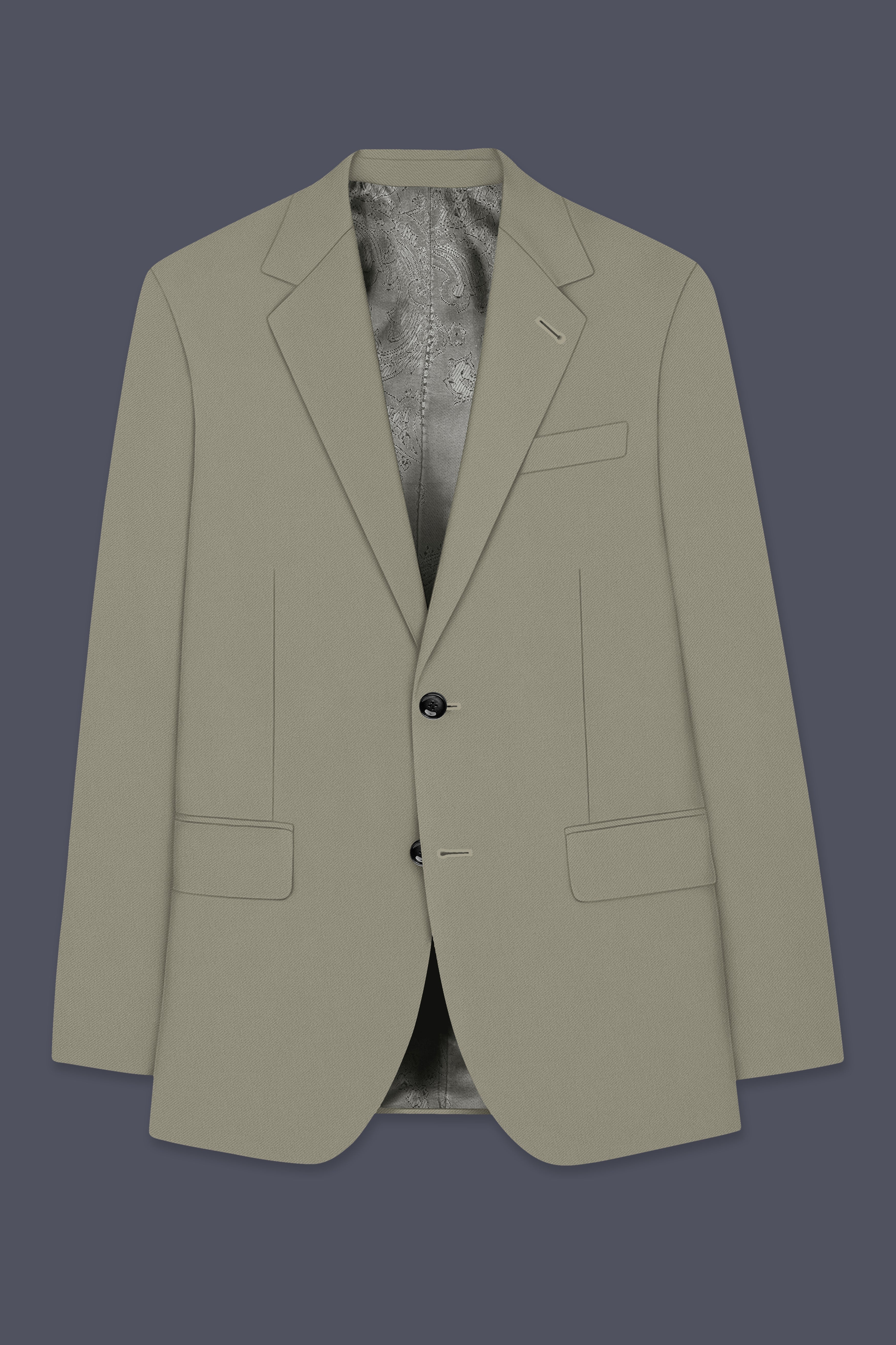 Loden-Korean Kokoda Green 4-Way Stretch Wrinkle-Free Wool Rich Single Breasted Suit ST5433-SB-36, ST5433-SB-38, ST5433-SB-40, ST5433-SB-42, ST5433-SB-44, ST5433-SB-46, ST5433-SB-48, ST5433-SB-50, ST5433-SB-52, ST5433-SB-54, ST5433-SB-56, ST5433-SB-58, ST5433-SB-60