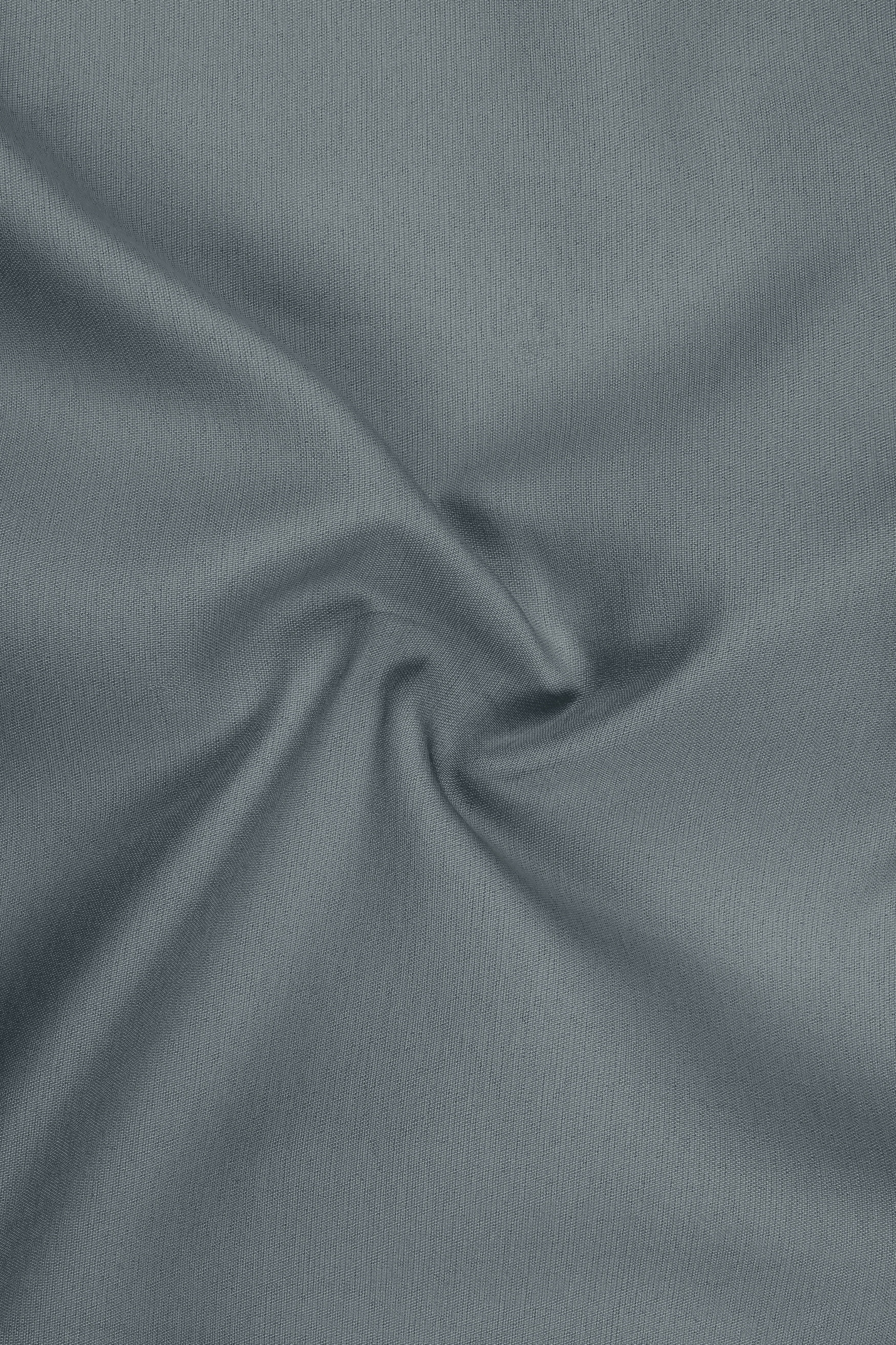 Flexaro-Korean Abbey gray 4-Way Stretch Wrinkle-Free Wool Rich Single Breasted Suit