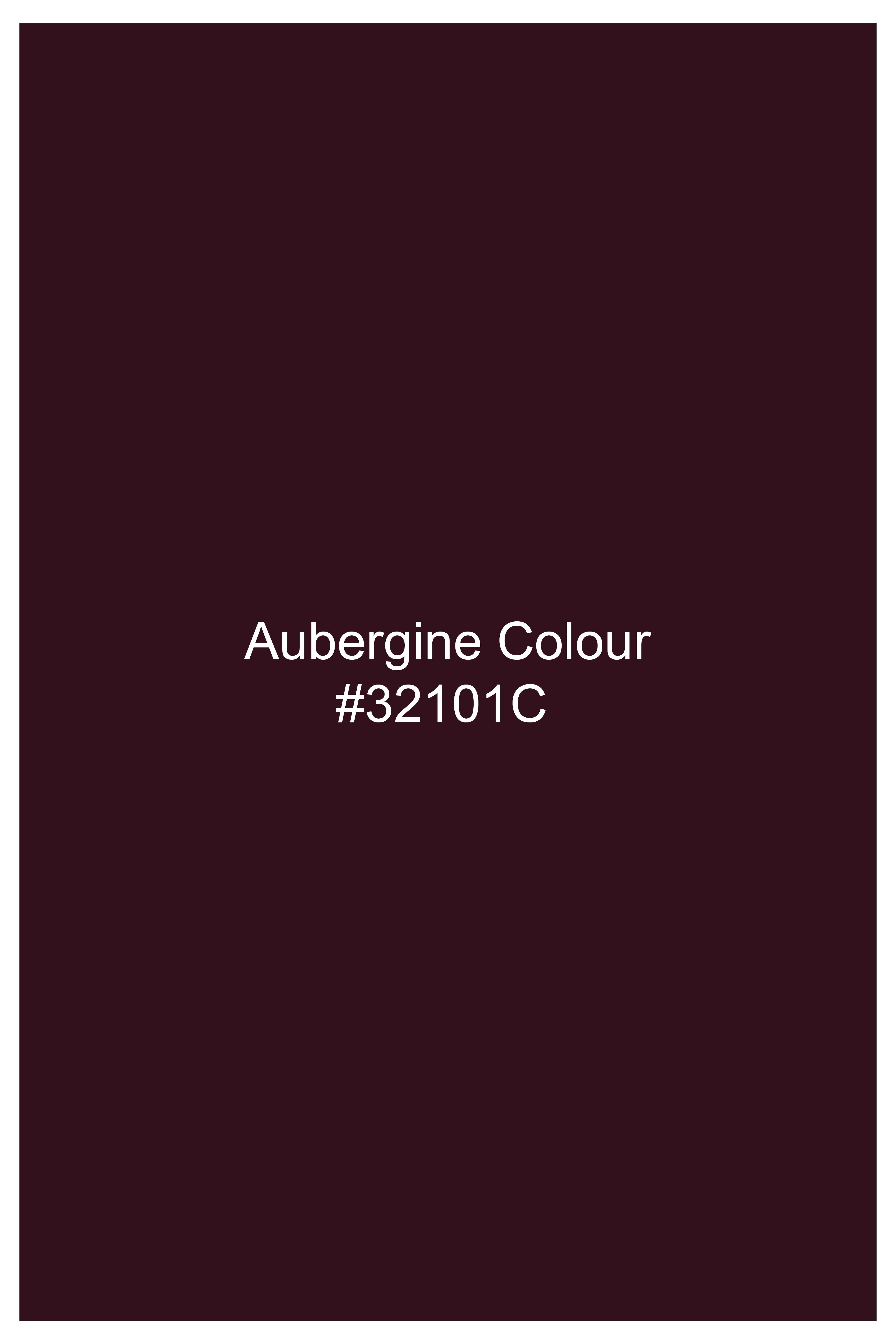 Veltrix-Korean Aubergine Maroon 4-Way Stretch Wrinkle-Free Fluid Drape Fabric Single Breasted Suit