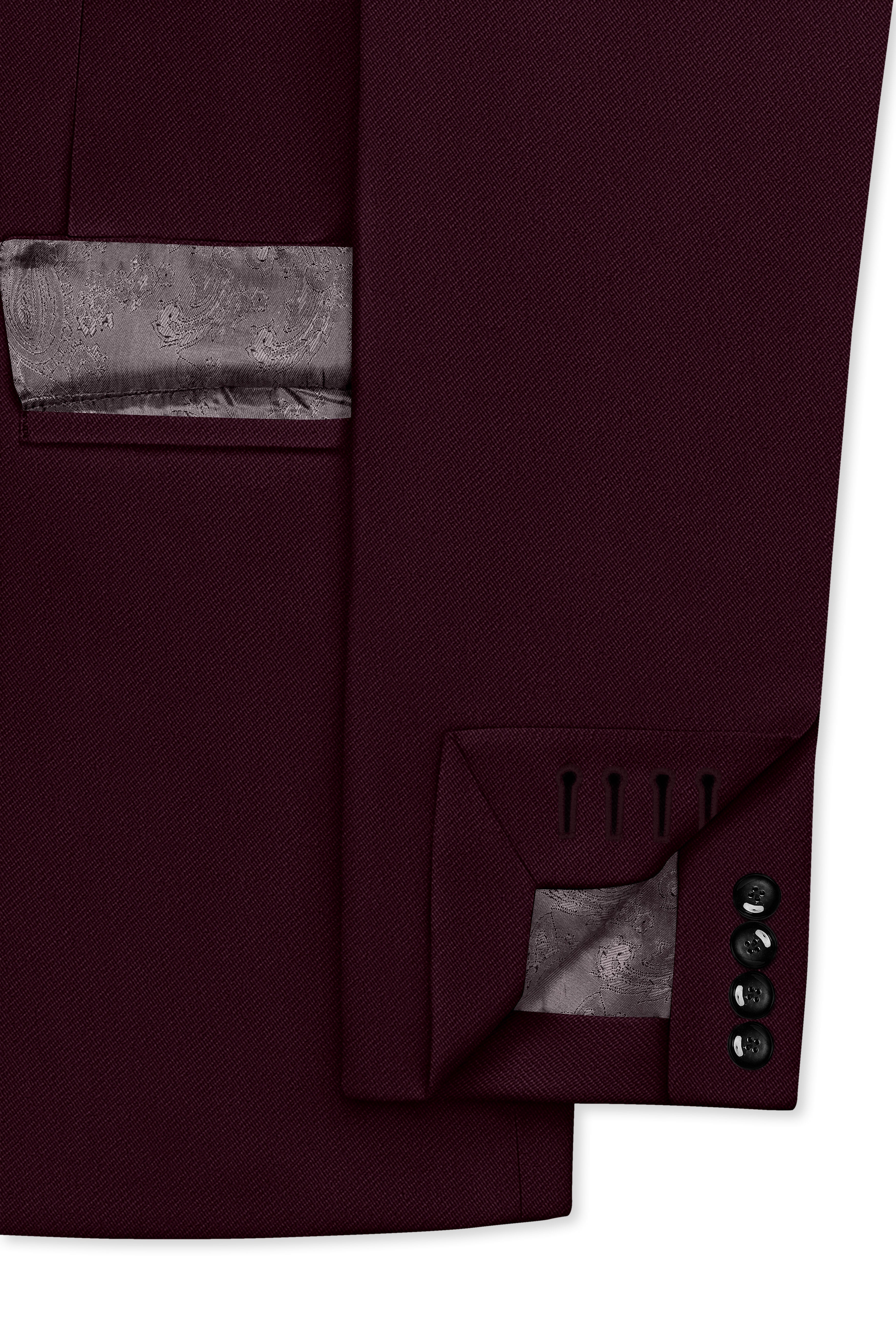 Veltrix-Korean Aubergine Maroon 4-Way Stretch Wrinkle-Free Wool Rich Single Breasted Suit ST5435-SB-36, ST5435-SB-38, ST5435-SB-40, ST5435-SB-42, ST5435-SB-44, ST5435-SB-46, ST5435-SB-48, ST5435-SB-50, ST5435-SB-52, ST5435-SB-54, ST5435-SB-56, ST5435-SB-58, ST5435-SB-60