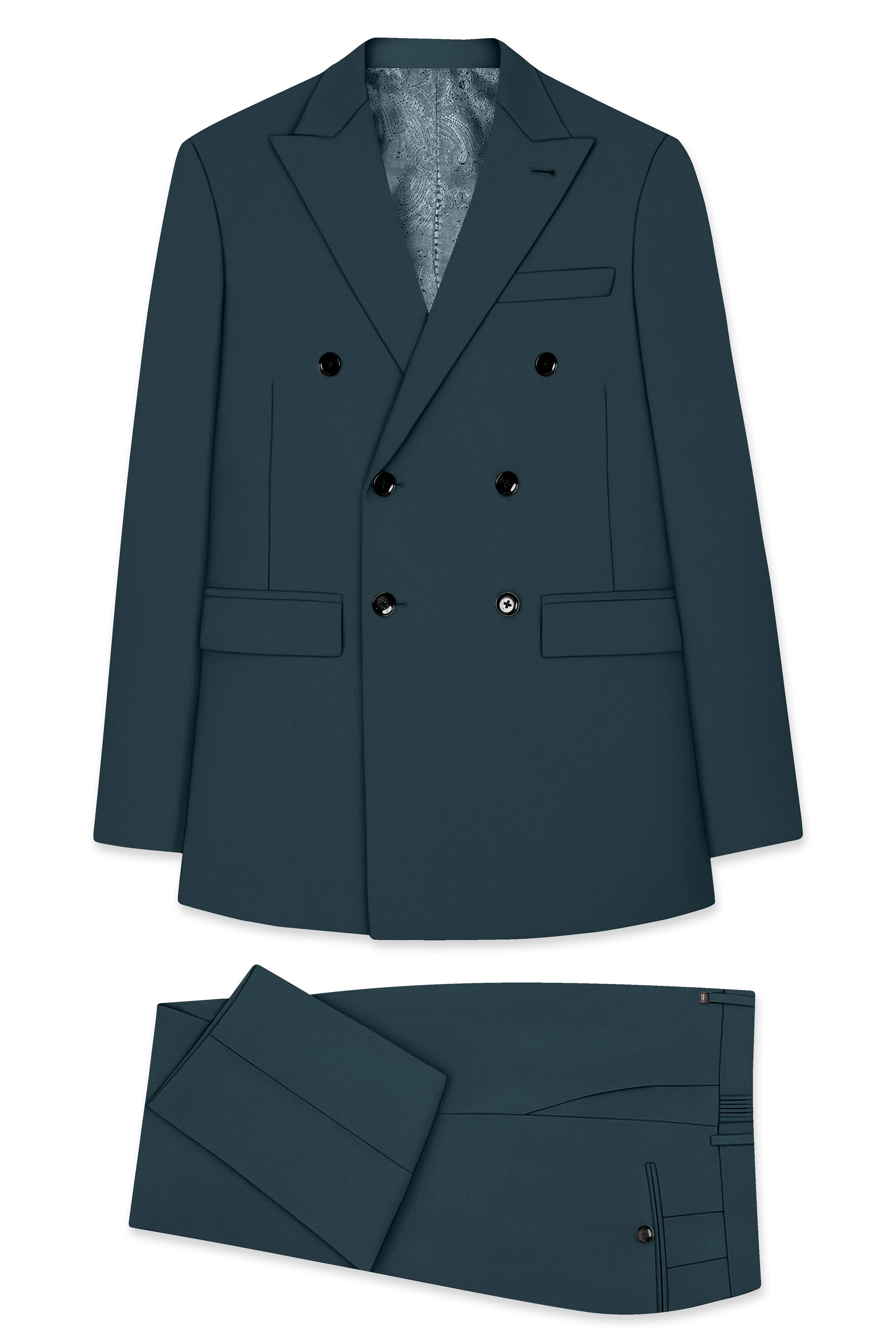 Navaro-Korean Gable Blue 4-Way Stretch Wrinkle-Free Wool Rich Double Breasted Suit ST5445-DB-36, ST5445-DB-38, ST5445-DB-40, ST5445-DB-42, ST5445-DB-44, ST5445-DB-46, ST5445-DB-48, ST5445-DB-50, ST5445-DB-52, ST5445-DB-54, ST5445-DB-56, ST5445-DB-58, ST5445-DB-60
