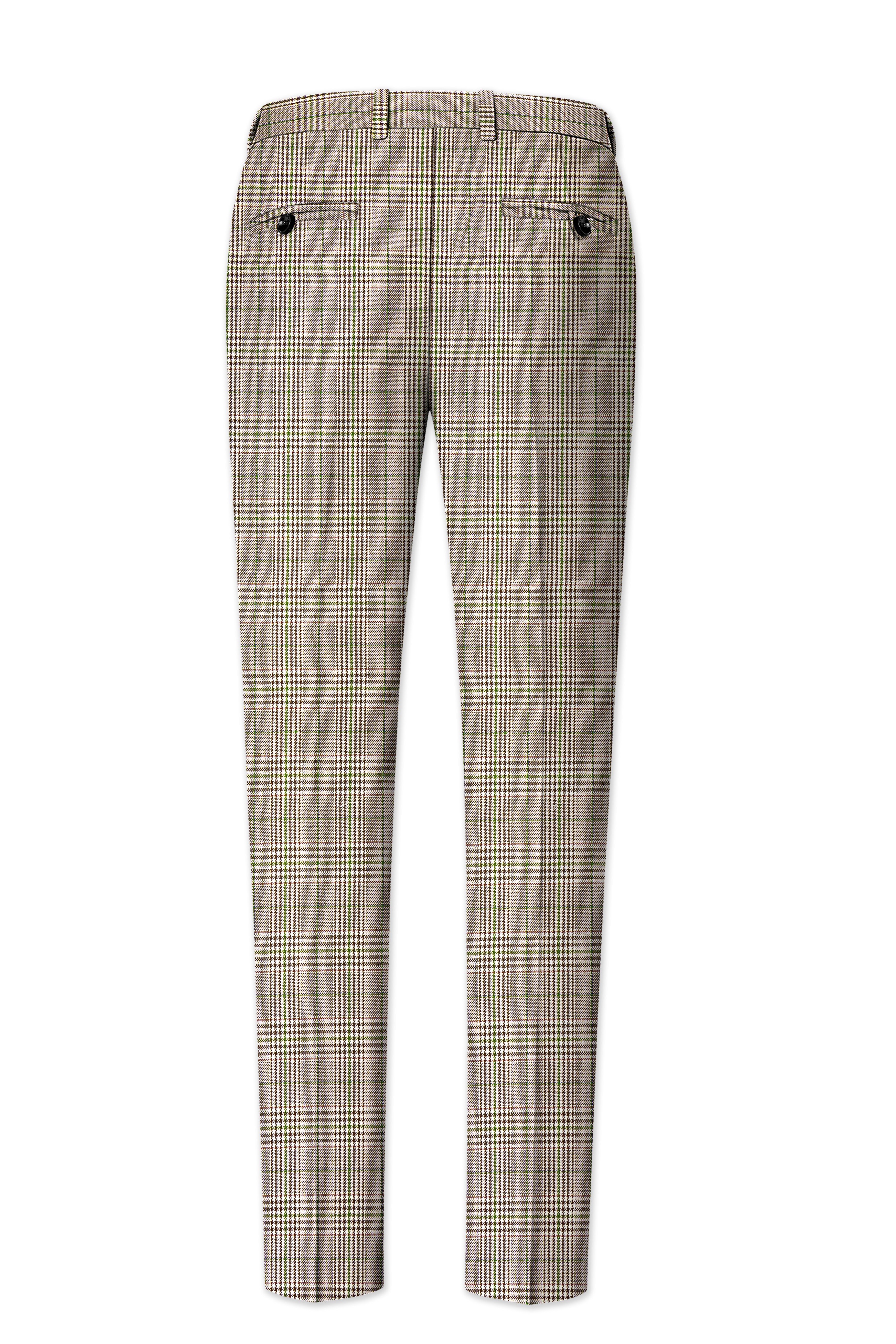 Nawab-Tundora Brown Plaid Wool Rich Cross Placket Bandhgala Suit ST5451-CBG-36, ST5451-CBG-38, ST5451-CBG-40, ST5451-CBG-42, ST5451-CBG-44, ST5451-CBG-46, ST5451-CBG-48, ST5451-CBG-50, ST5451-CBG-52, ST5451-CBG-54, ST5451-CBG-56, ST5451-CBG-58, ST5451-CBG-60