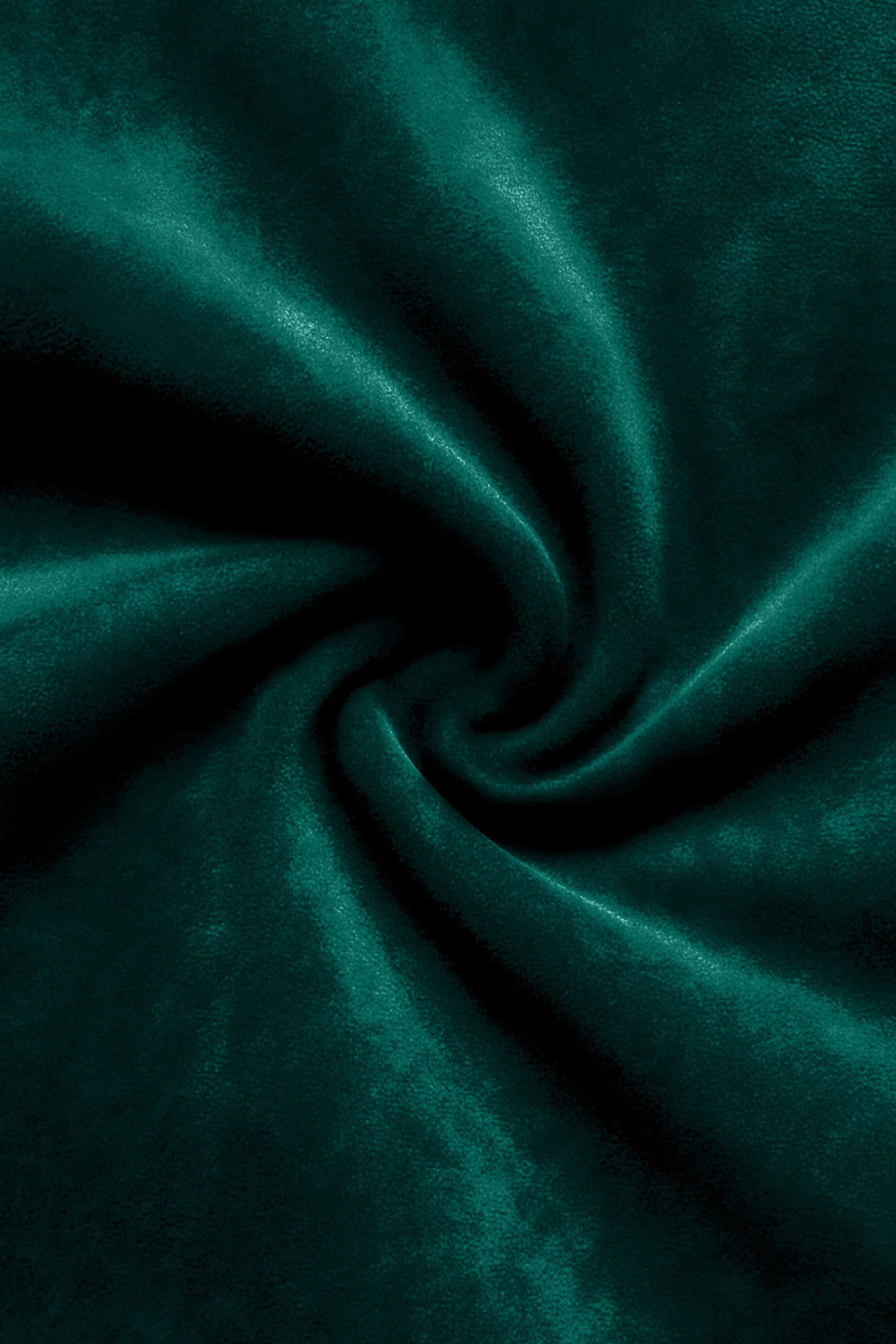 Lagoon-Teal Green Velvet Peak Lapel Tuxedo Suit