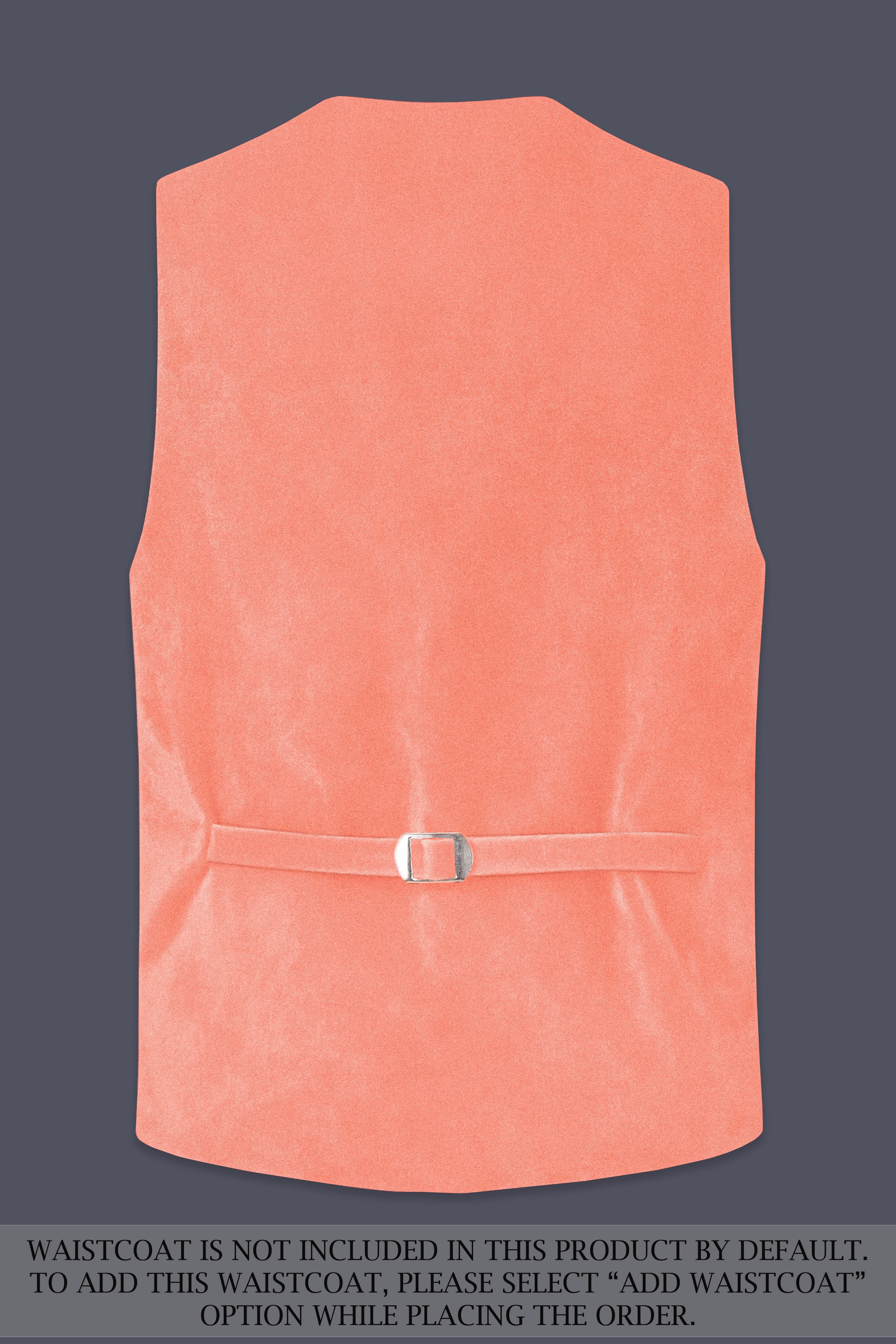 Zyron-Salmon Orange Velvet Peak Lapel Tuxedo Suit ST5465-BKPL-36, ST5465-BKPL-38, ST5465-BKPL-40, ST5465-BKPL-42, ST5465-BKPL-44, ST5465-BKPL-46, ST5465-BKPL-48, ST5465-BKPL-50, ST5465-BKPL-52, ST5465-BKPL-54, ST5465-BKPL-56, ST5465-BKPL-58, ST5465-BKPL-60