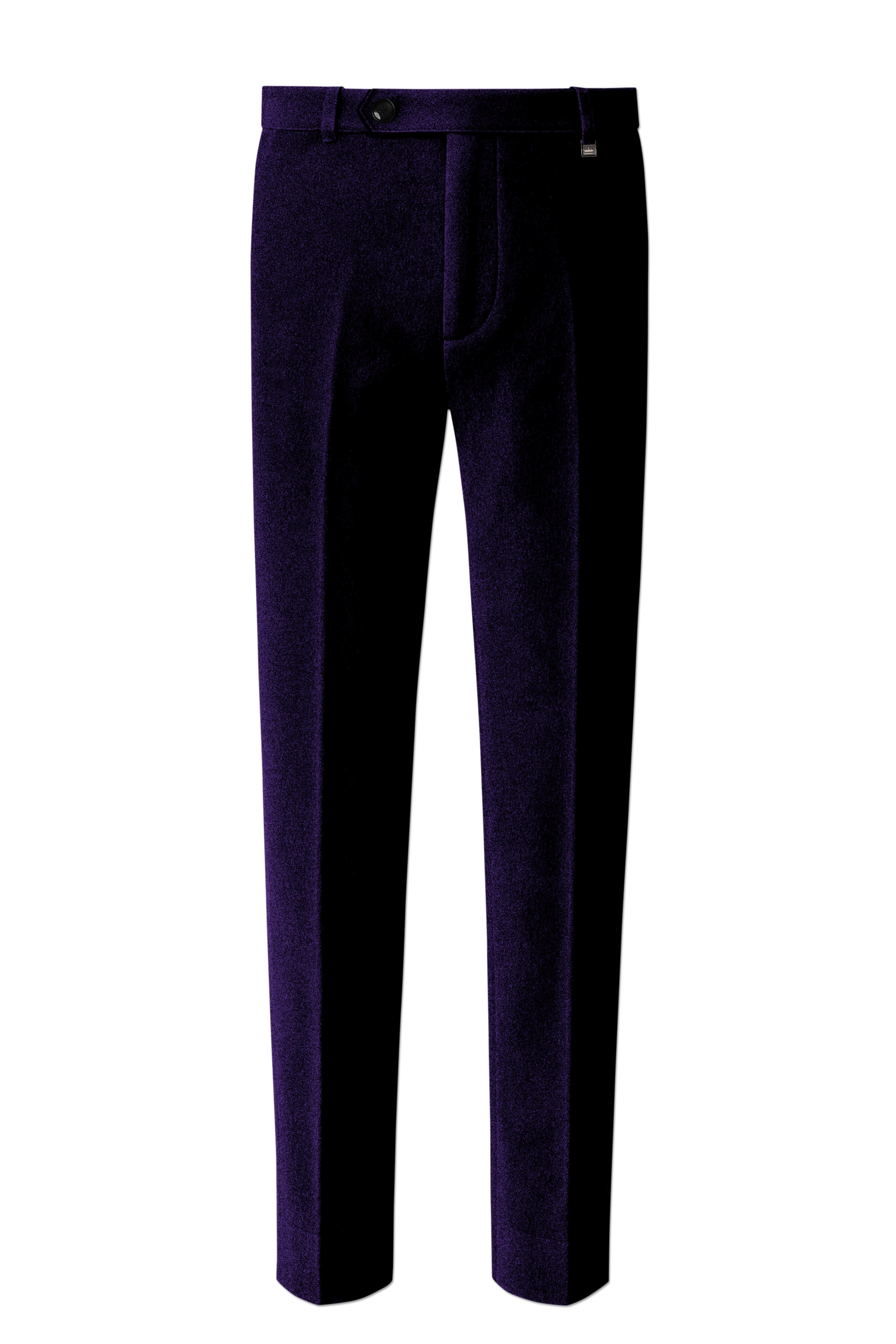 Virelle-Russian Purple Velvet Peak Lapel Tuxedo Suit ST5468-BKPL-36, ST5468-BKPL-38, ST5468-BKPL-40, ST5468-BKPL-42, ST5468-BKPL-44, ST5468-BKPL-46, ST5468-BKPL-48, ST5468-BKPL-50, ST5468-BKPL-52, ST5468-BKPL-54, ST5468-BKPL-56, ST5468-BKPL-58, ST5468-BKPL-60