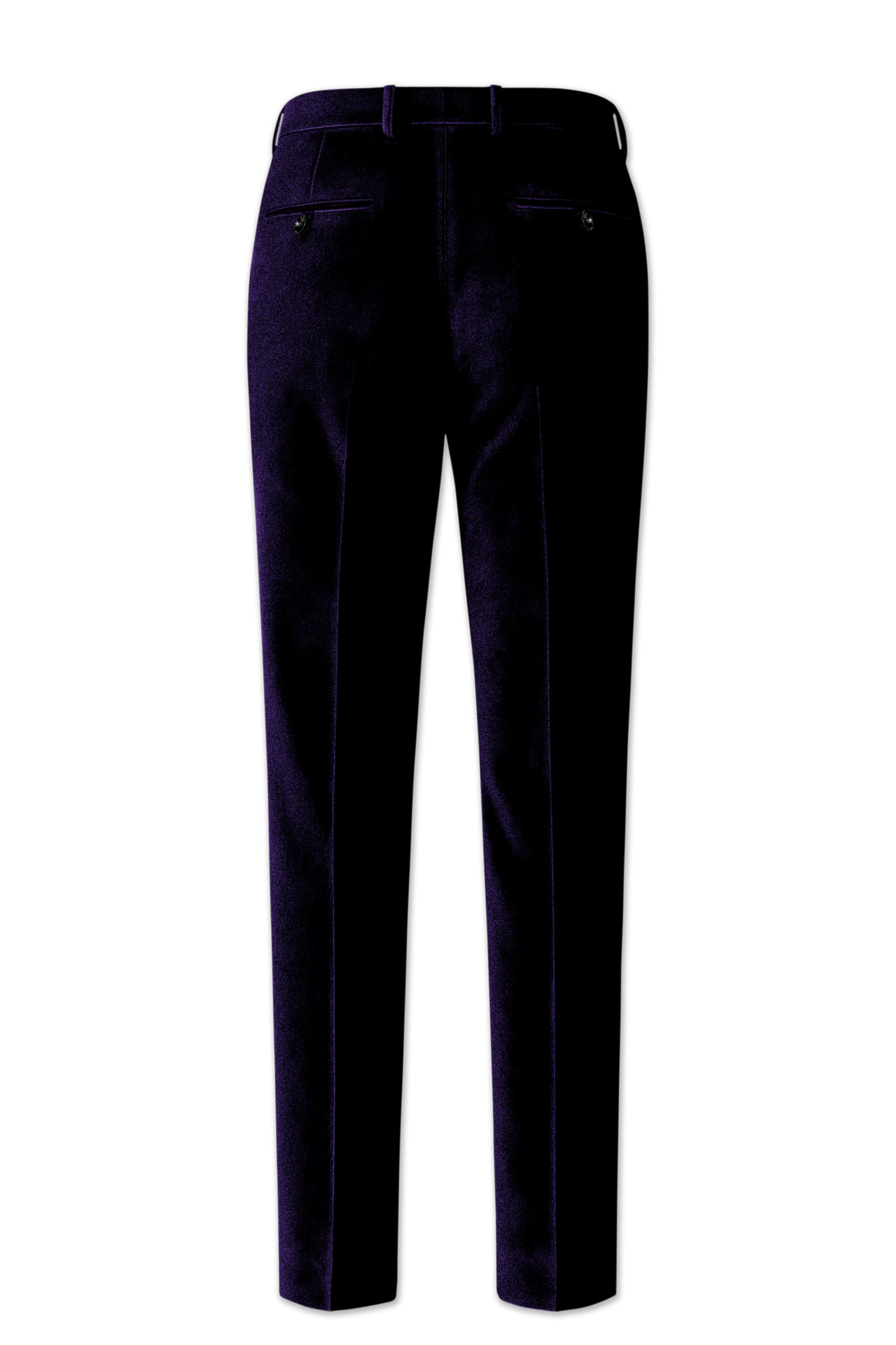 Virelle-Russian Purple Velvet Peak Lapel Tuxedo Suit ST5468-BKPL-36, ST5468-BKPL-38, ST5468-BKPL-40, ST5468-BKPL-42, ST5468-BKPL-44, ST5468-BKPL-46, ST5468-BKPL-48, ST5468-BKPL-50, ST5468-BKPL-52, ST5468-BKPL-54, ST5468-BKPL-56, ST5468-BKPL-58, ST5468-BKPL-60