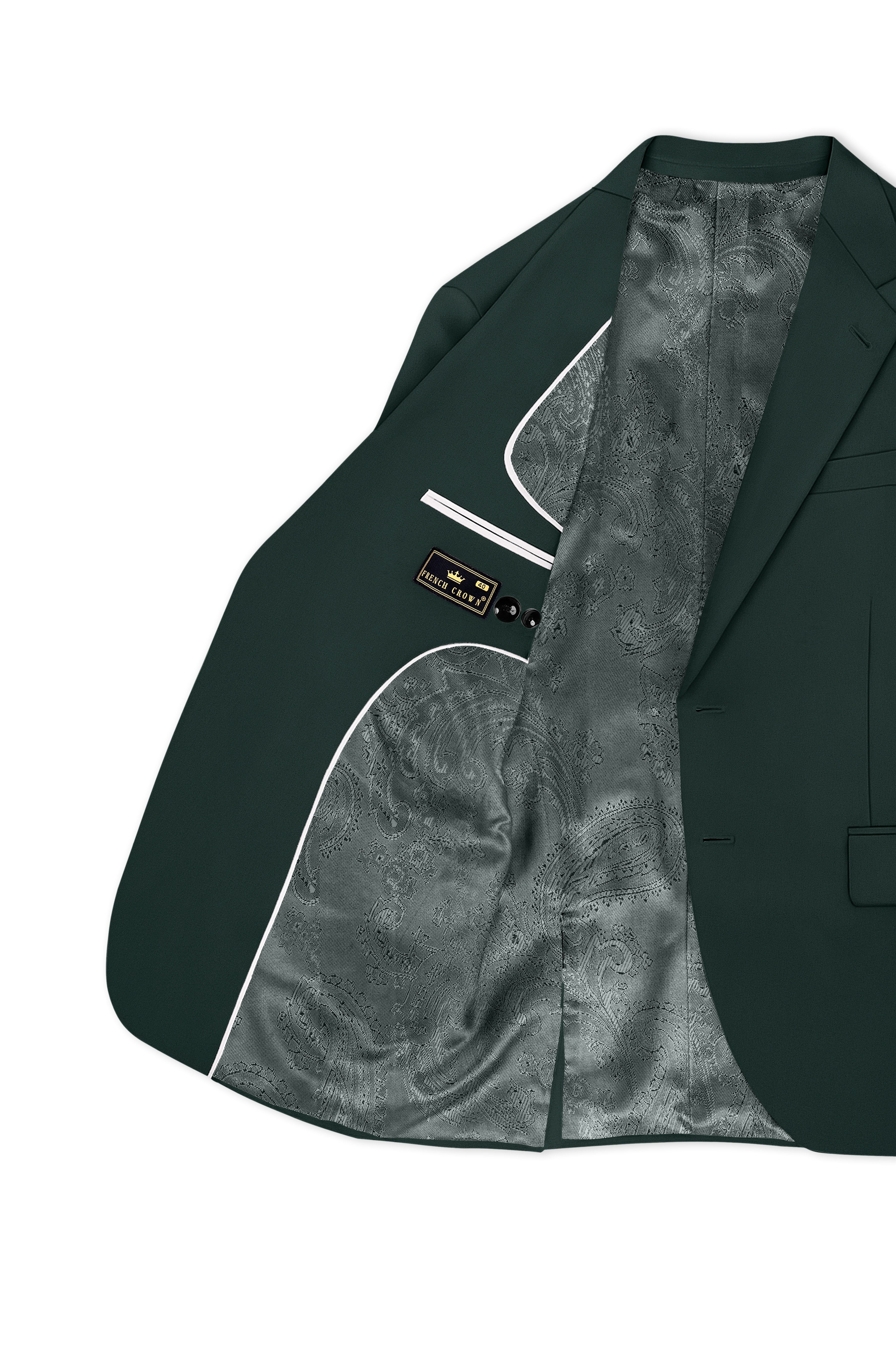 Viridian-Gable Green Slight Stretch Subtle Sheen Poly-Viscose Single Breasted Suit ST5472-SB-36, ST5472-SB-38, ST5472-SB-40, ST5472-SB-42, ST5472-SB-44, ST5472-SB-46, ST5472-SB-48, ST5472-SB-50, ST5472-SB-52, ST5472-SB-54, ST5472-SB-56, ST5472-SB-58, ST5472-SB-60