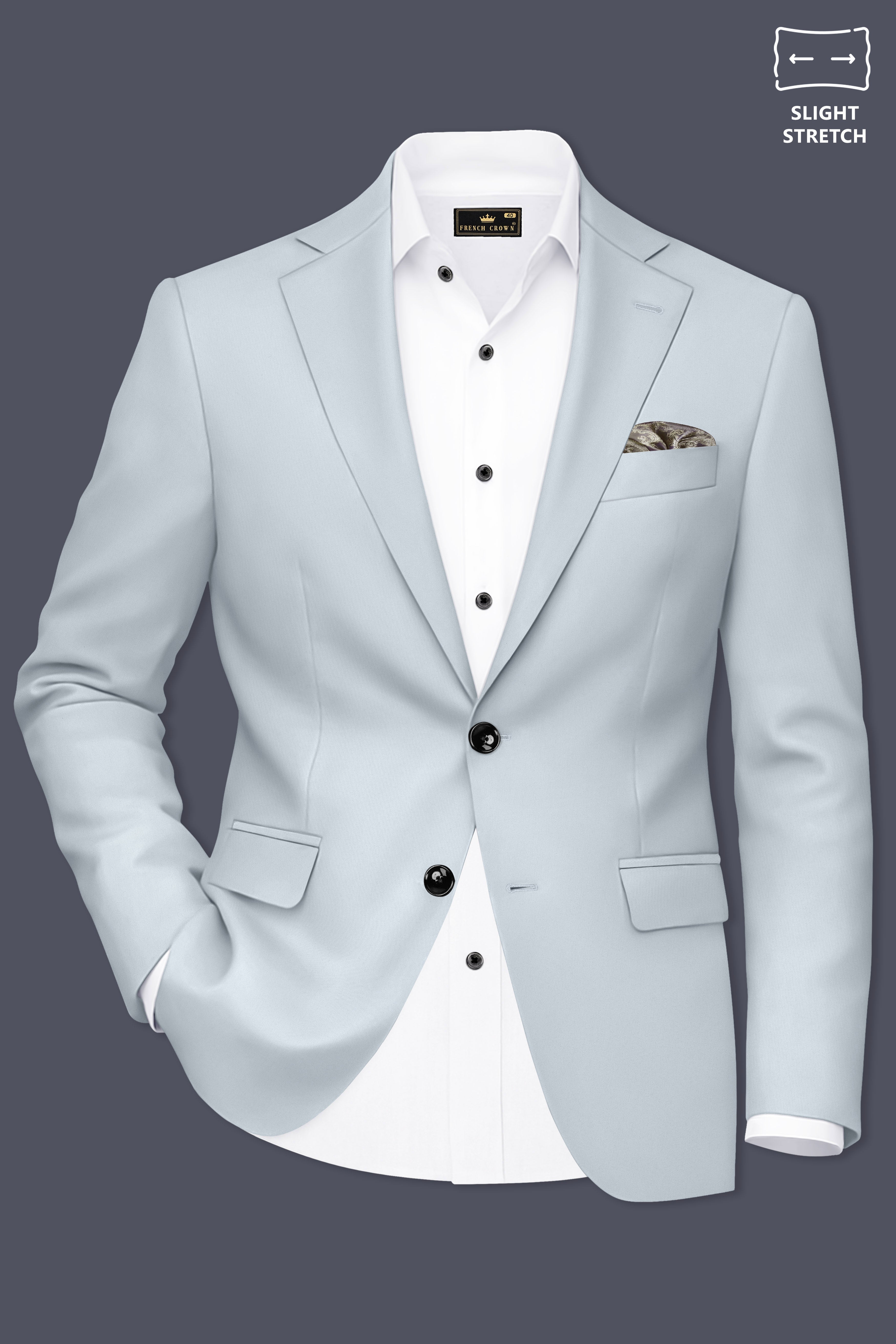 Dorian-Chalice Gray Slight Stretch Subtle Sheen Poly-Viscose Single Breasted Suit ST5480-SB-36, ST5480-SB-38, ST5480-SB-40, ST5480-SB-42, ST5480-SB-44, ST5480-SB-46, ST5480-SB-48, ST5480-SB-50, ST5480-SB-52, ST5480-SB-54, ST5480-SB-56, ST5480-SB-58, ST5480-SB-60