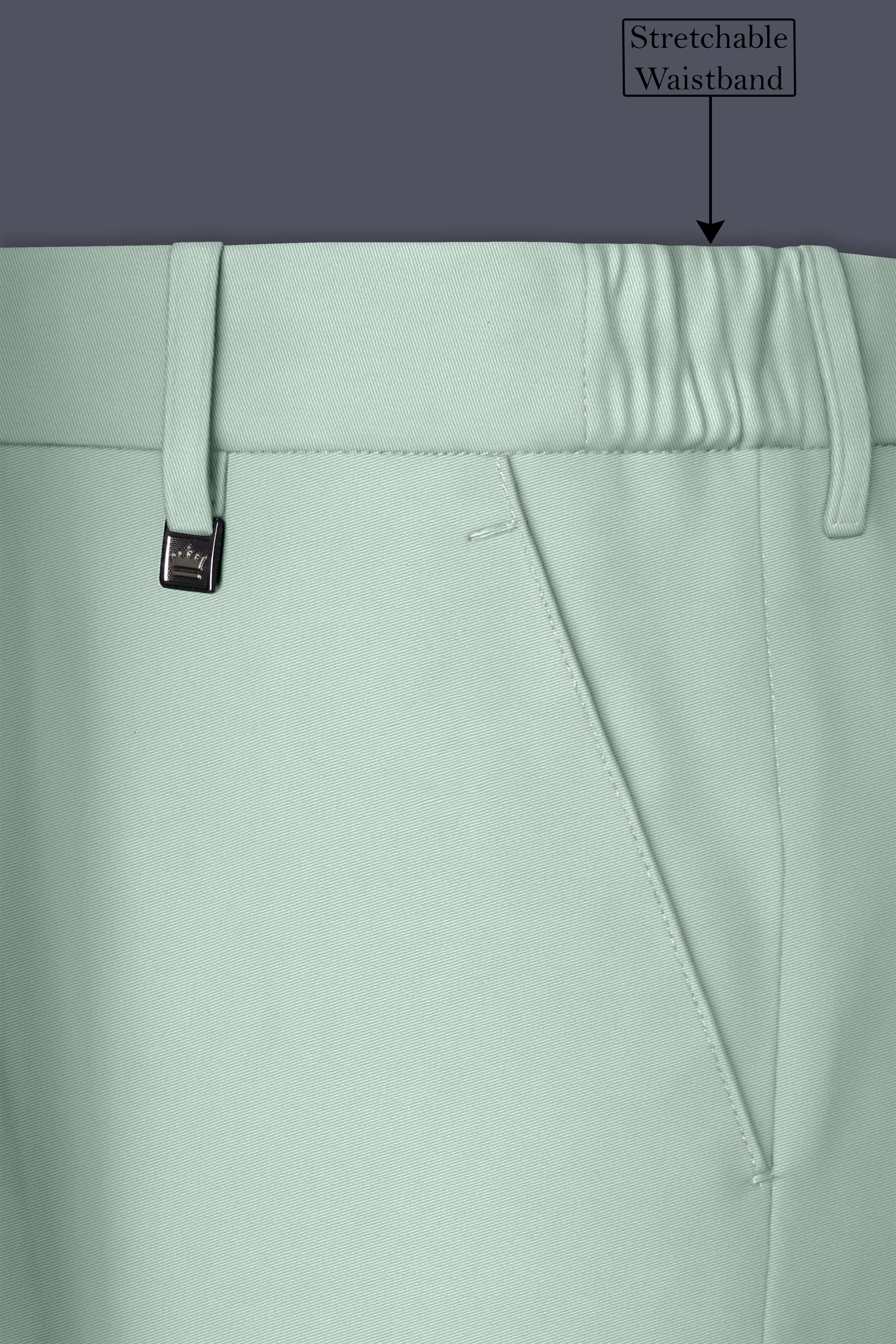 Umbra-Shadow Green Slight Stretch Subtle Sheen Poly-Viscose Single Breasted Suit
