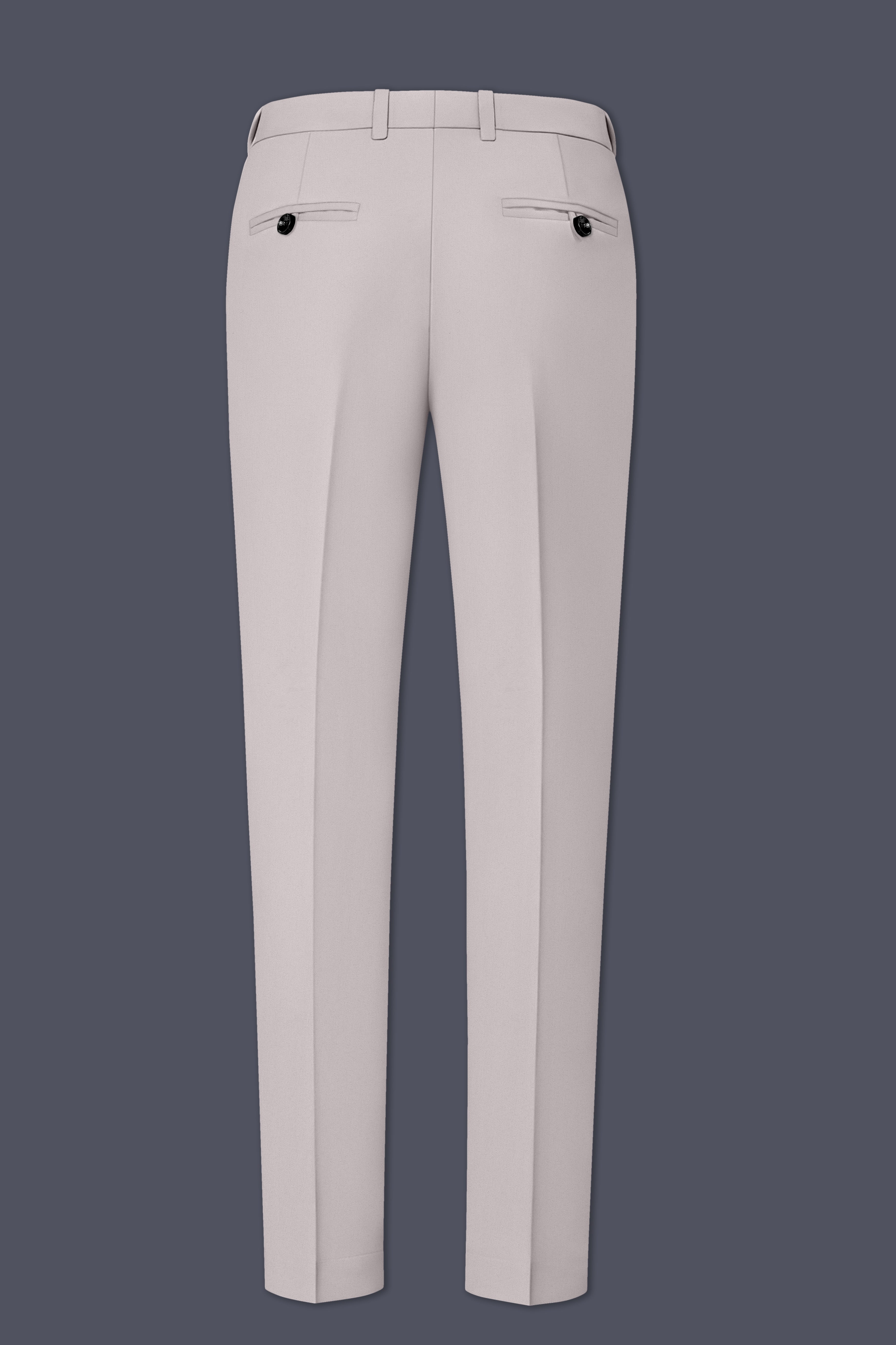 Lustre-Cloud Pink Slight Stretch Subtle Sheen Poly-Viscose Double Breasted Suit