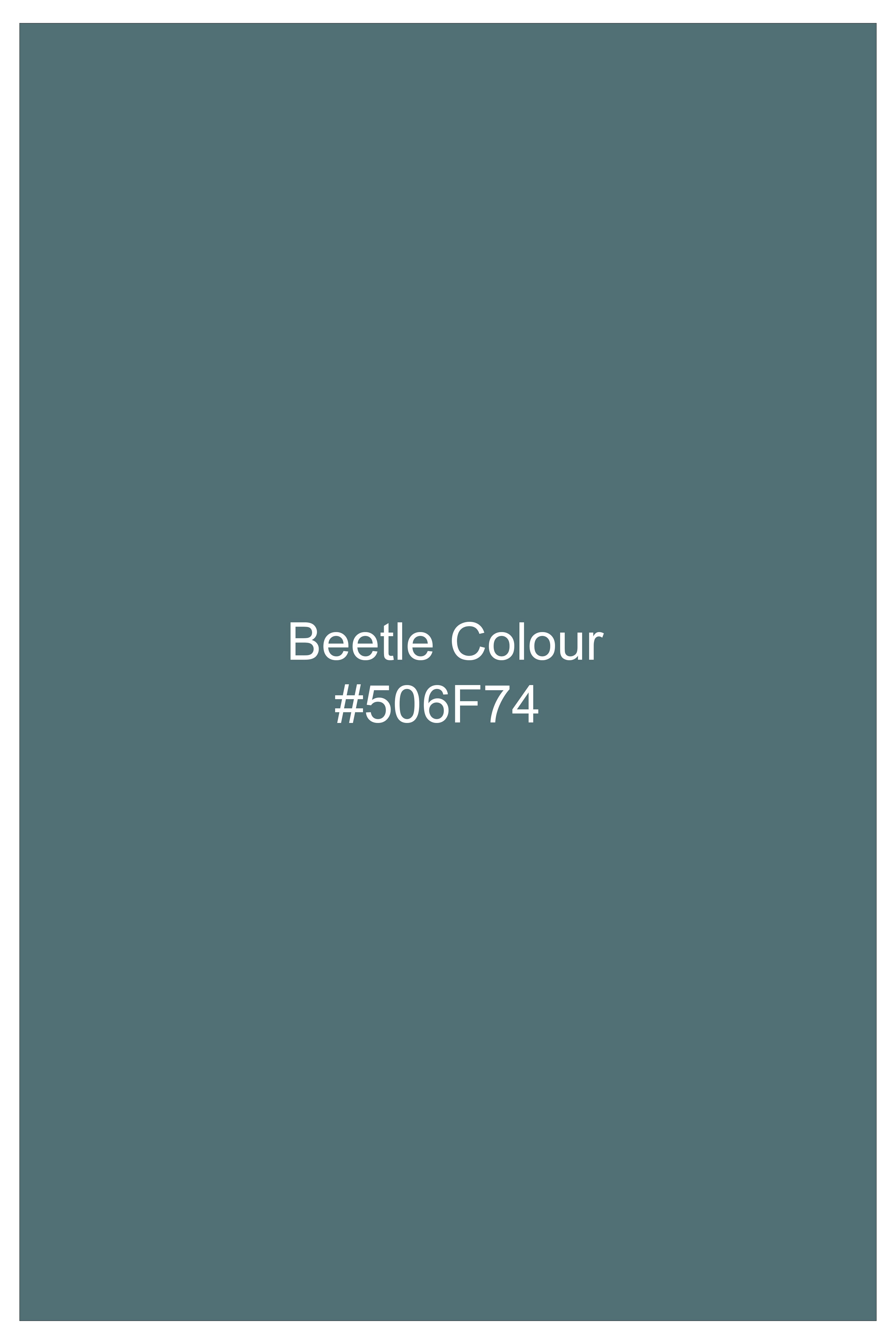 Emerald-Beetle Green Slight Stretch Subtle Sheen Poly-Viscose Double Breasted Suit