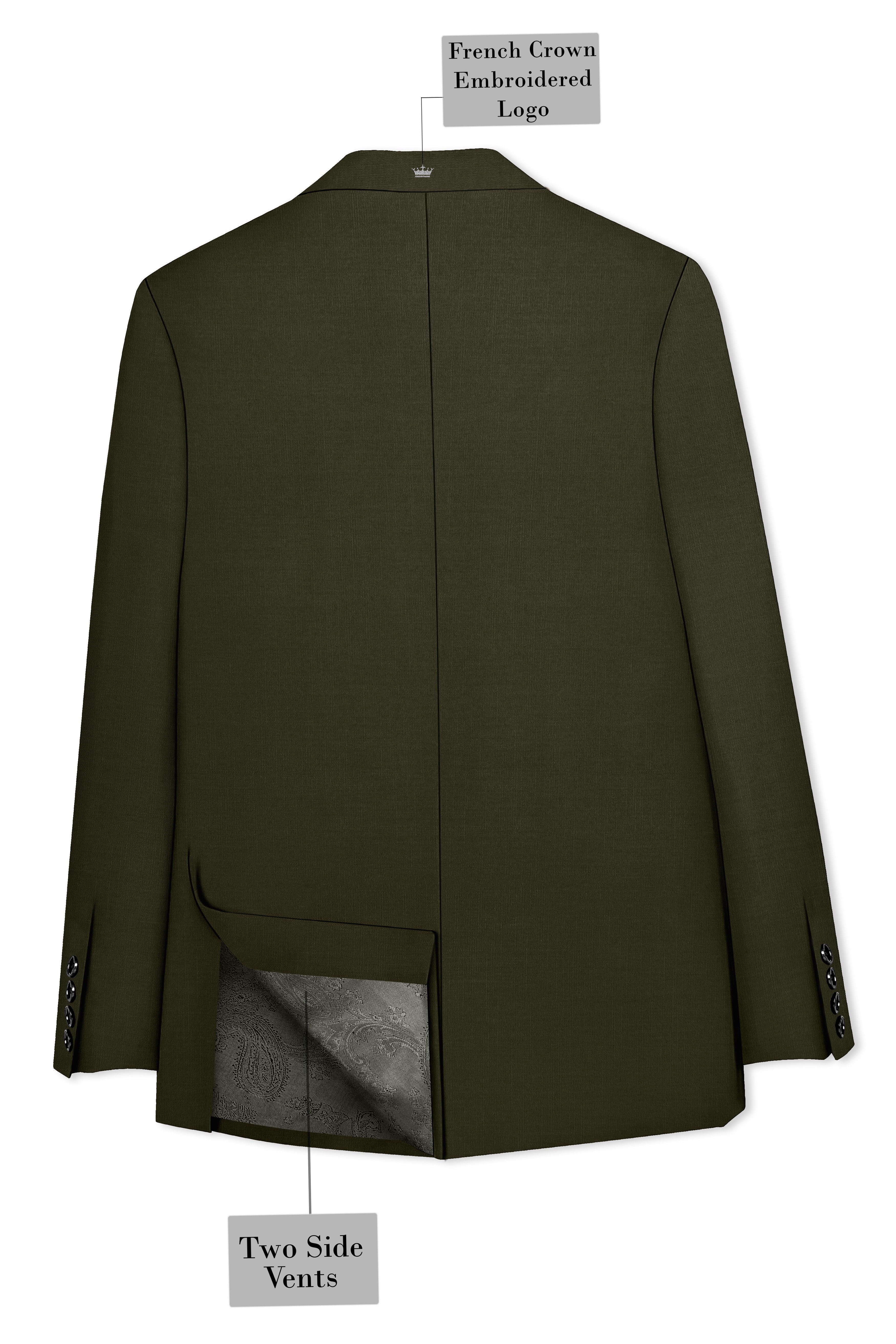 Mossley-Rangoon Green Wool Rich Slight Stretch Double Breasted Suit ST5509-DB-36, ST5509-DB-38, ST5509-DB-40, ST5509-DB-42, ST5509-DB-44, ST5509-DB-46, ST5509-DB-48, ST5509-DB-50, ST5509-DB-52, ST5509-DB-54, ST5509-DB-56, ST5509-DB-58, ST5509-DB-60