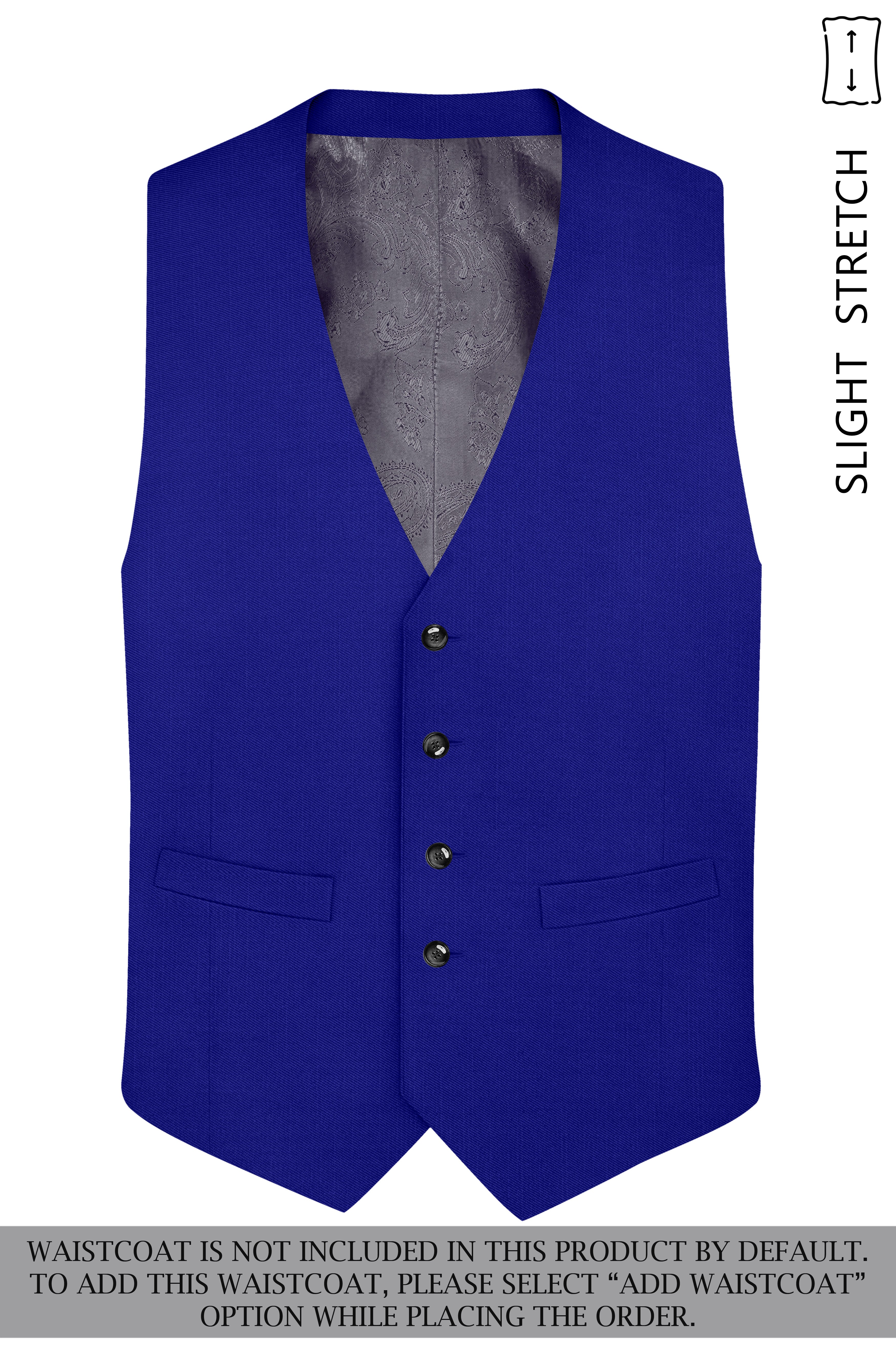 Stratos-Cobalt Blue Wool Rich Slight Stretch Double Breasted Suit