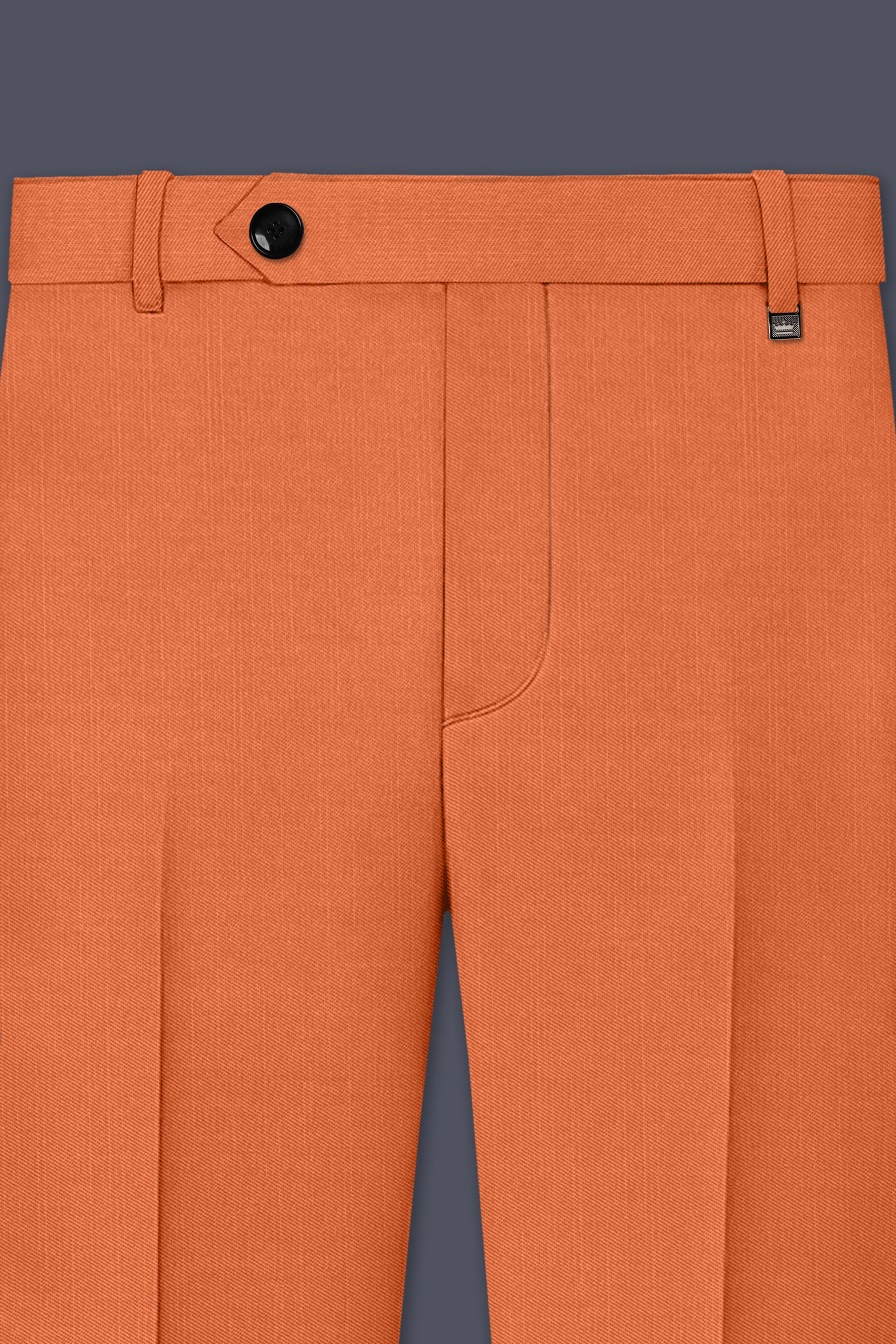 Prestige-Tuscany Orange Wool Rich Slight Stretch Double Breasted Suit
