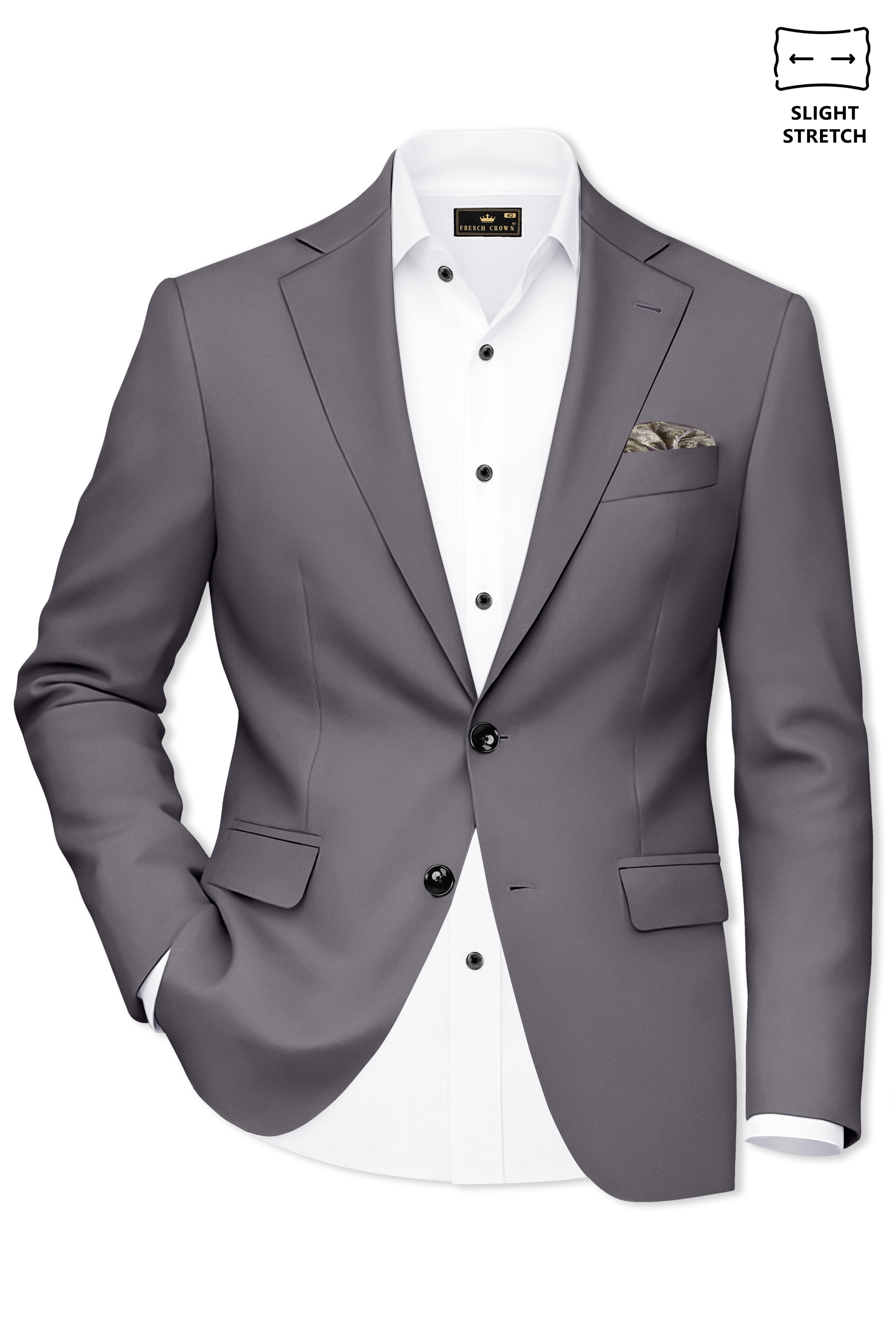 Veltrix-Fuscous Gray Slight Stretch Subtle Sheen Poly-Viscose Single Breasted Suit ST5516-SB-36, ST5516-SB-38, ST5516-SB-40, ST5516-SB-42, ST5516-SB-44, ST5516-SB-46, ST5516-SB-48, ST5516-SB-50, ST5516-SB-52, ST5516-SB-54, ST5516-SB-56, ST5516-SB-58, ST5516-SB-60