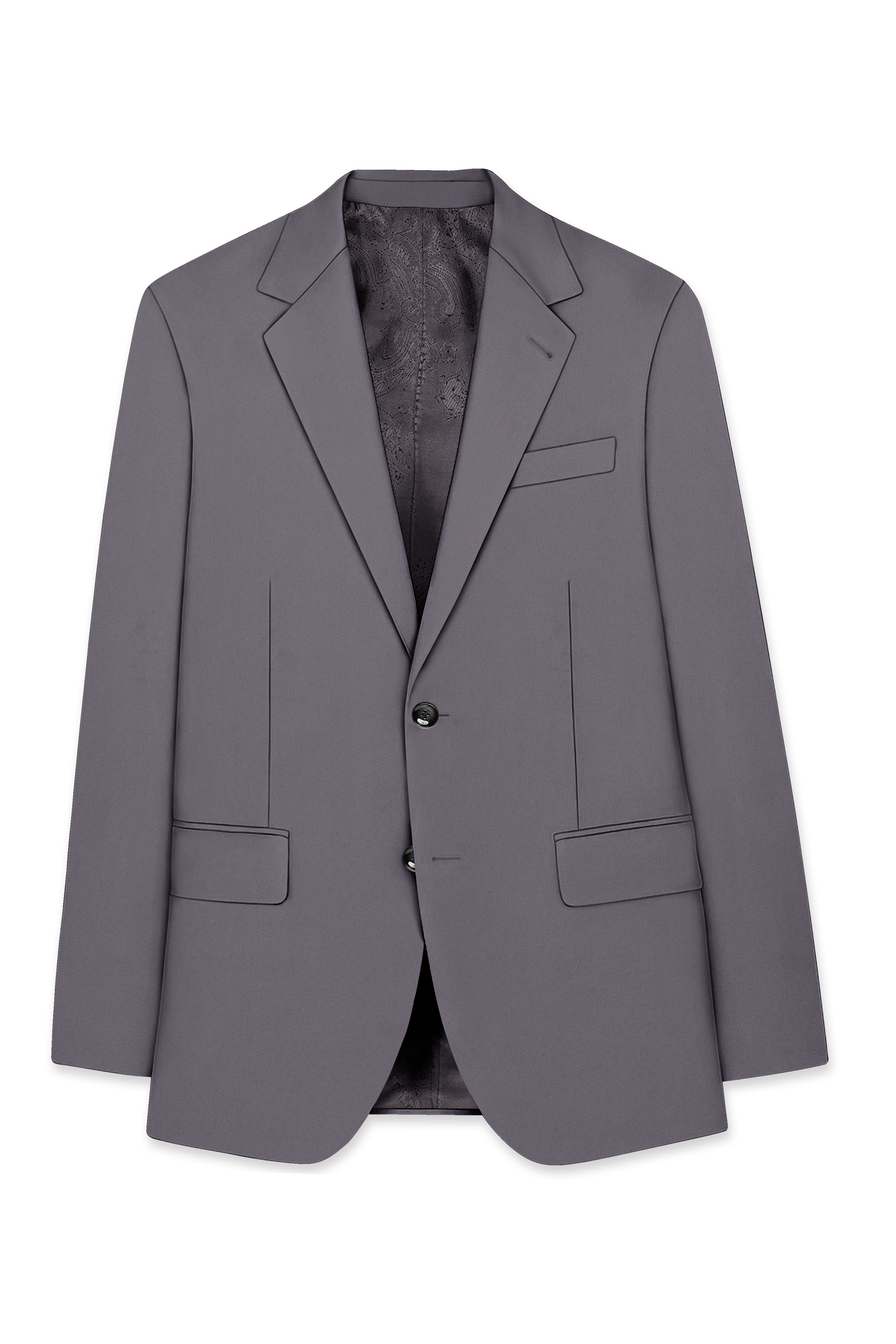 Veltrix-Fuscous Gray Slight Stretch Subtle Sheen Poly-Viscose Single Breasted Suit ST5516-SB-36, ST5516-SB-38, ST5516-SB-40, ST5516-SB-42, ST5516-SB-44, ST5516-SB-46, ST5516-SB-48, ST5516-SB-50, ST5516-SB-52, ST5516-SB-54, ST5516-SB-56, ST5516-SB-58, ST5516-SB-60