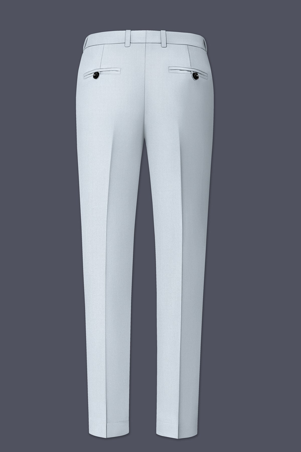 Prism-Chalice Gray Diamond Textured Wool Rich Slight Stretch Single Breasted Suit