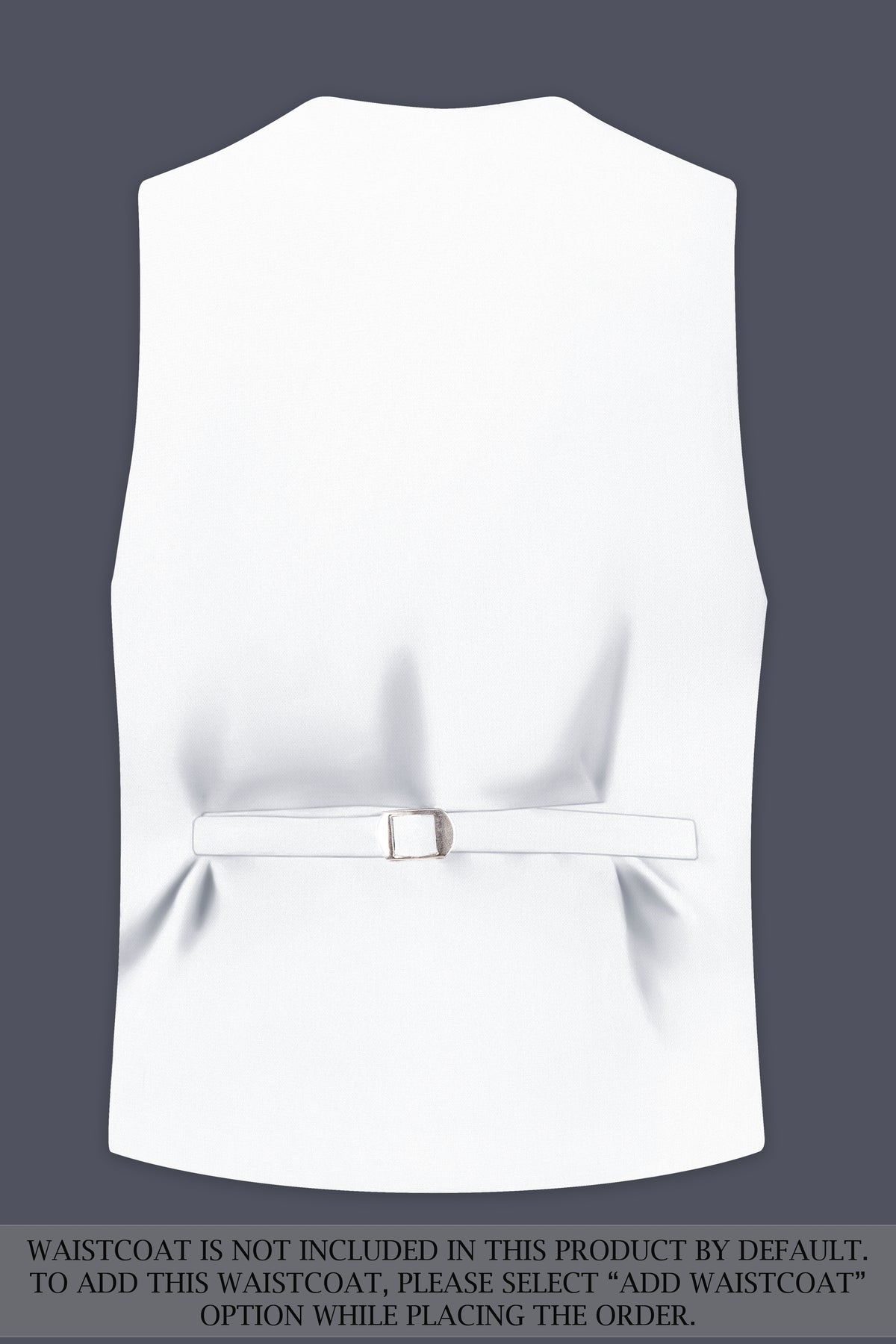Sterling-Bright White Diamond Textured Wool Rich Slight Stretch Single Breasted Suit