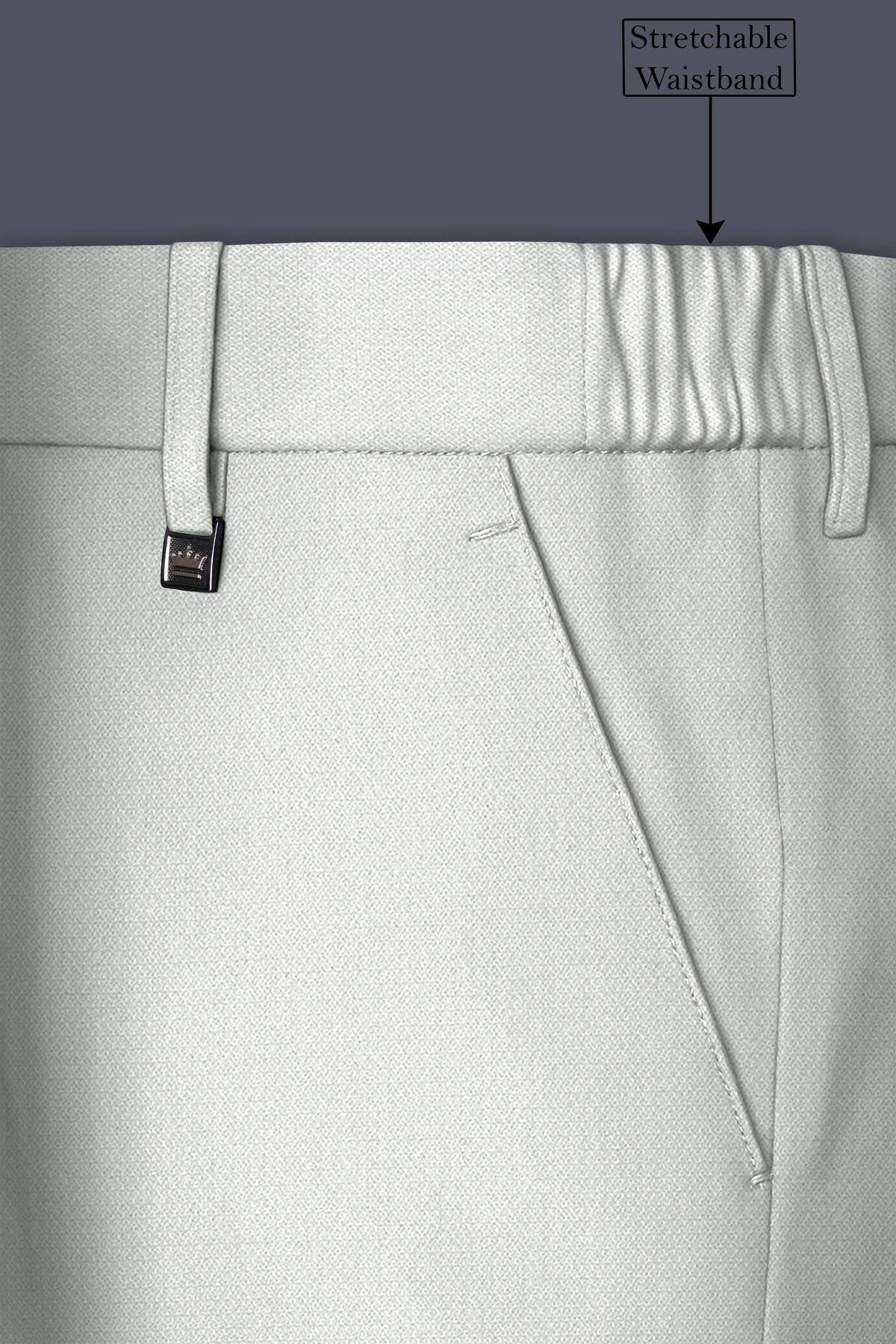 Regent-Noble Gray Diamond Textured Wool Rich Slight Stretch Single Breasted Suit