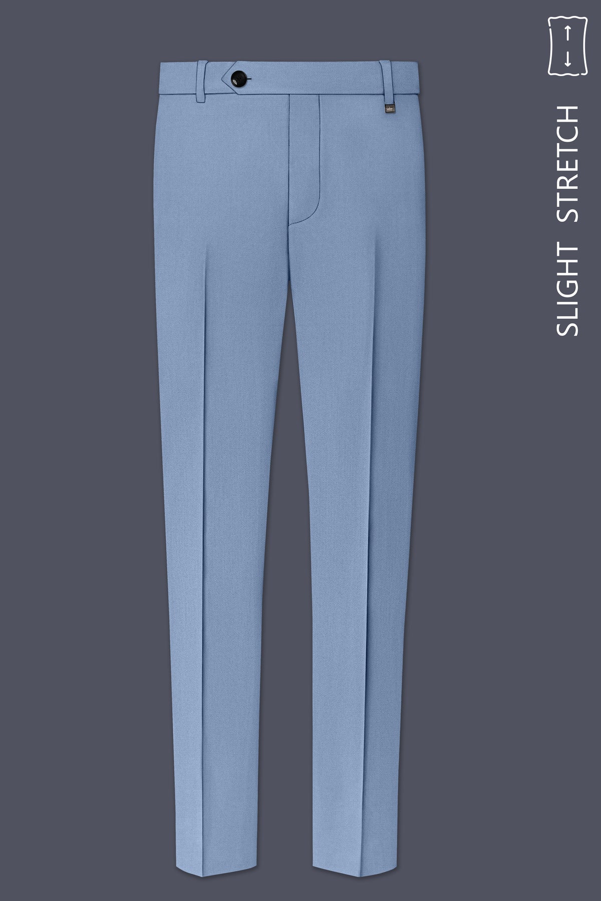 Harbor-Waterloo Blue Diamond Textured Wool Rich Slight Stretch Single Breasted Suit