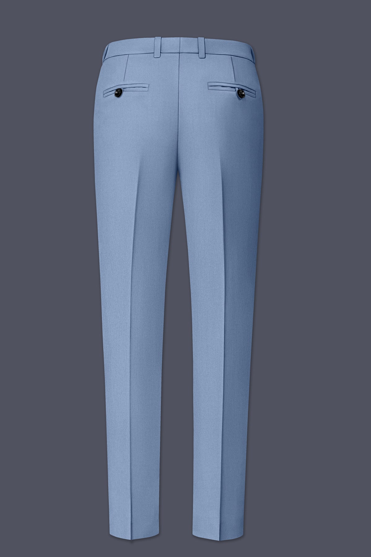 Harbor-Waterloo Blue Diamond Textured Wool Rich Slight Stretch Single Breasted Suit
