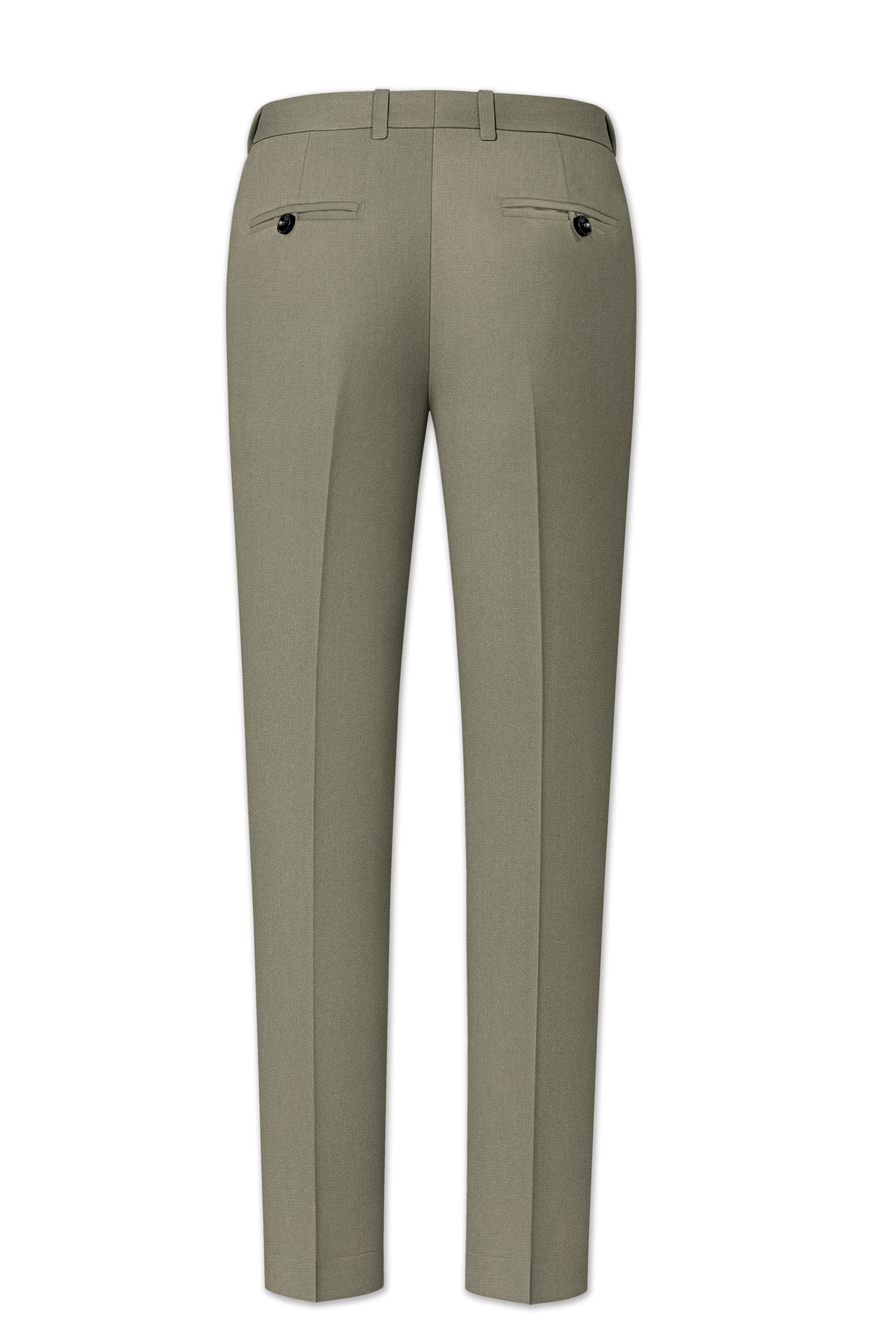 Verdo-Pablo Green Diamond Textured Wool Rich Slight Stretch Single Breasted Suit