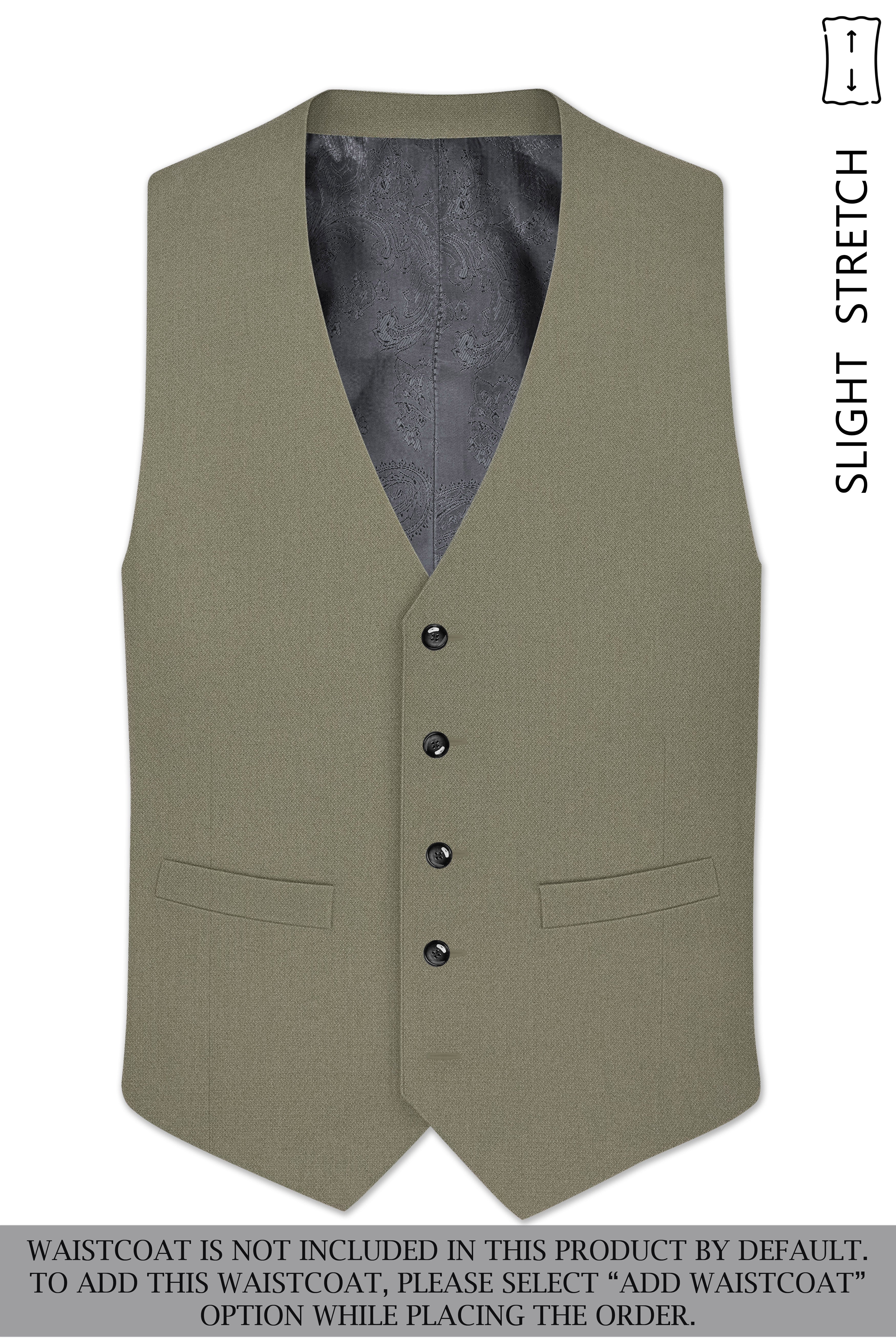 Verdo-Pablo Green Diamond Textured Wool Rich Slight Stretch Single Breasted Suit