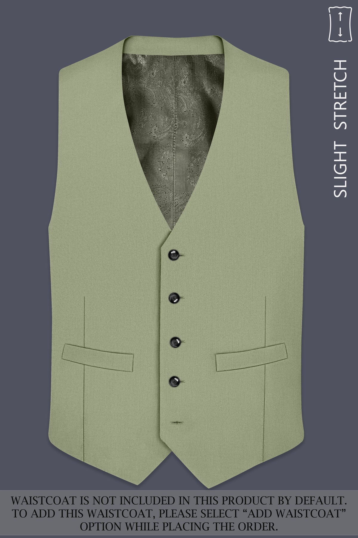 Verdo-Pablo Green Diamond Textured Wool Rich Slight Stretch Single Breasted Suit