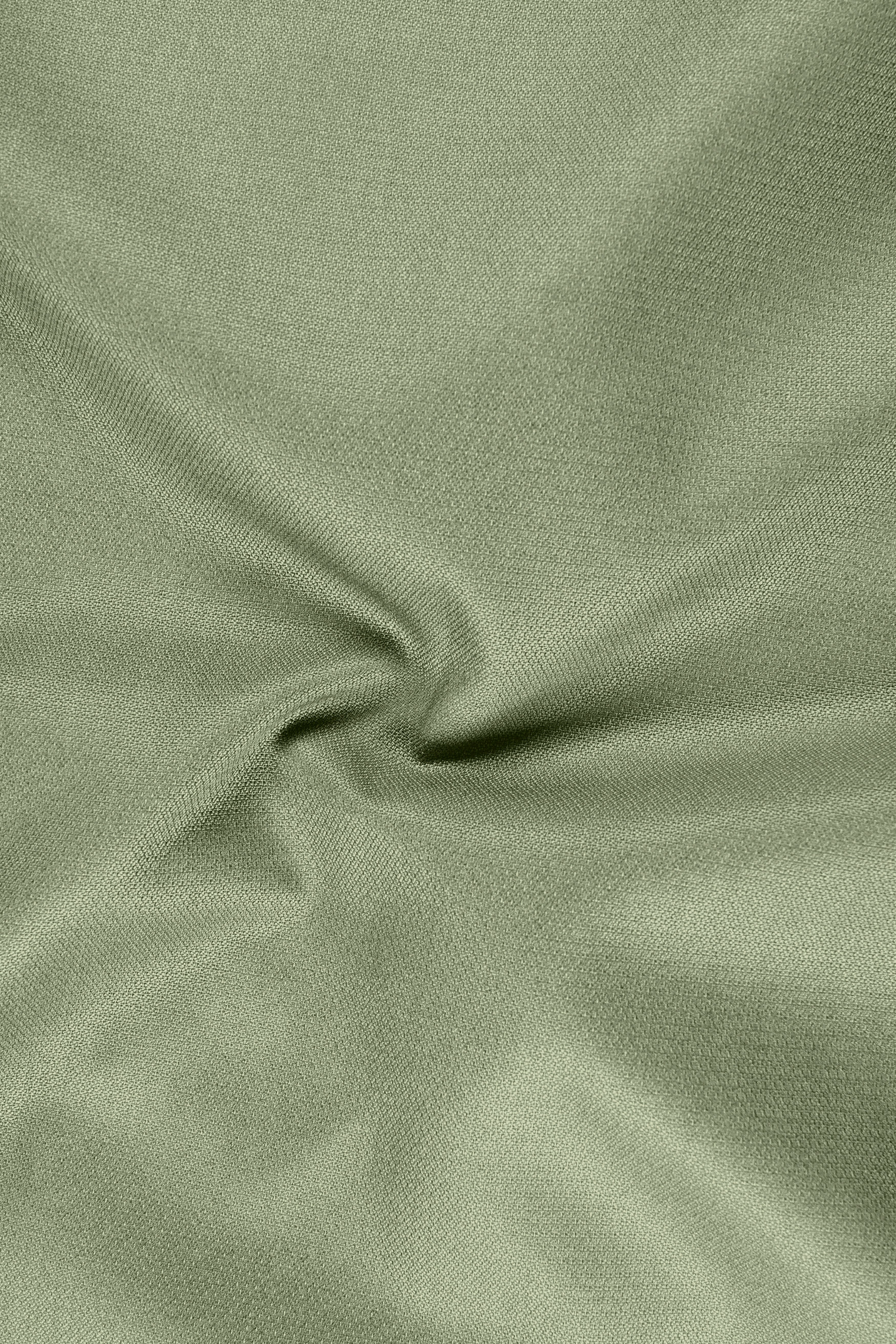 Verdo-Pablo Green Diamond Textured Wool Rich Slight Stretch Single Breasted Suit