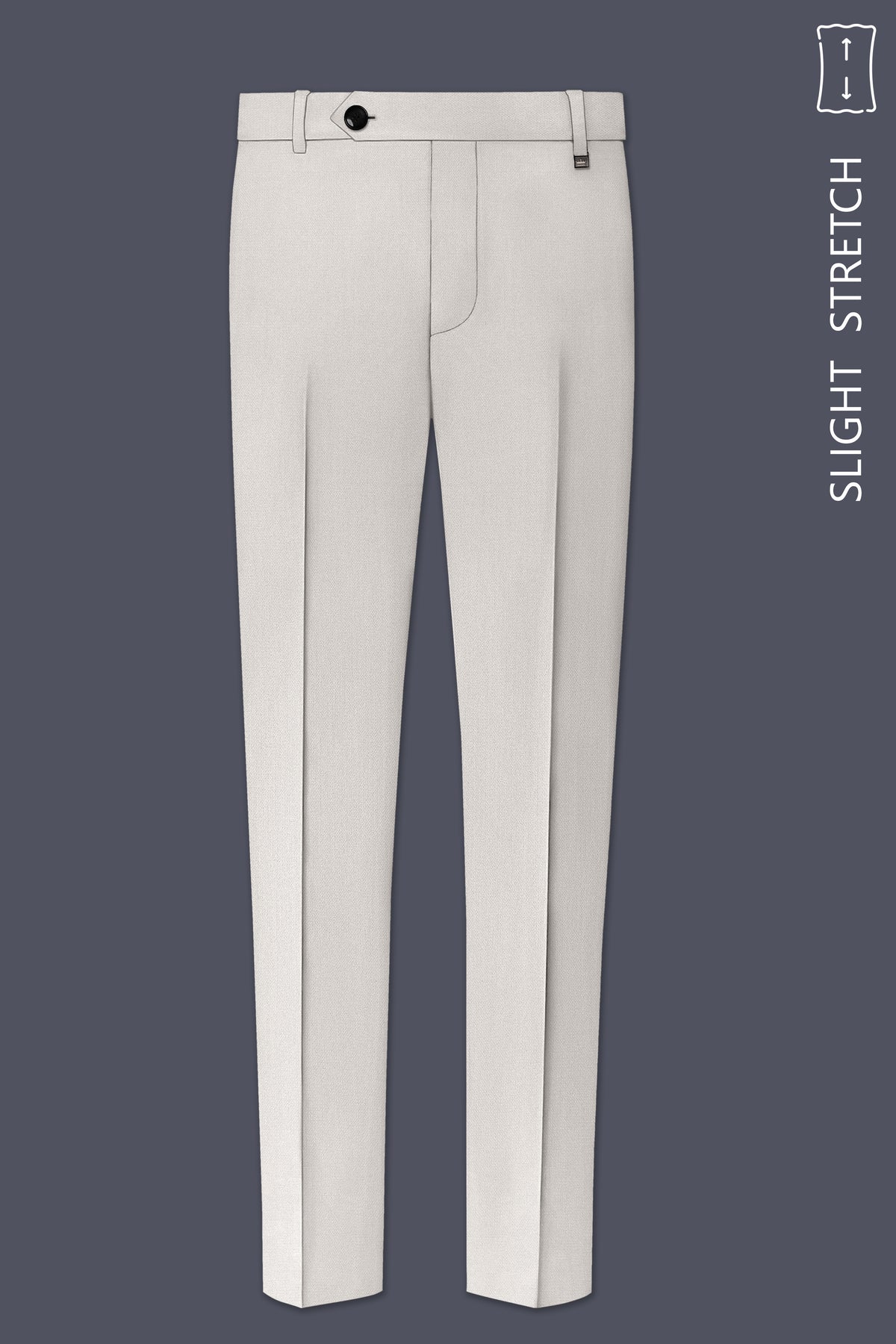 Helix-Fossil Gray Diamond Textured Wool Rich Slight Stretch Single Breasted Suit