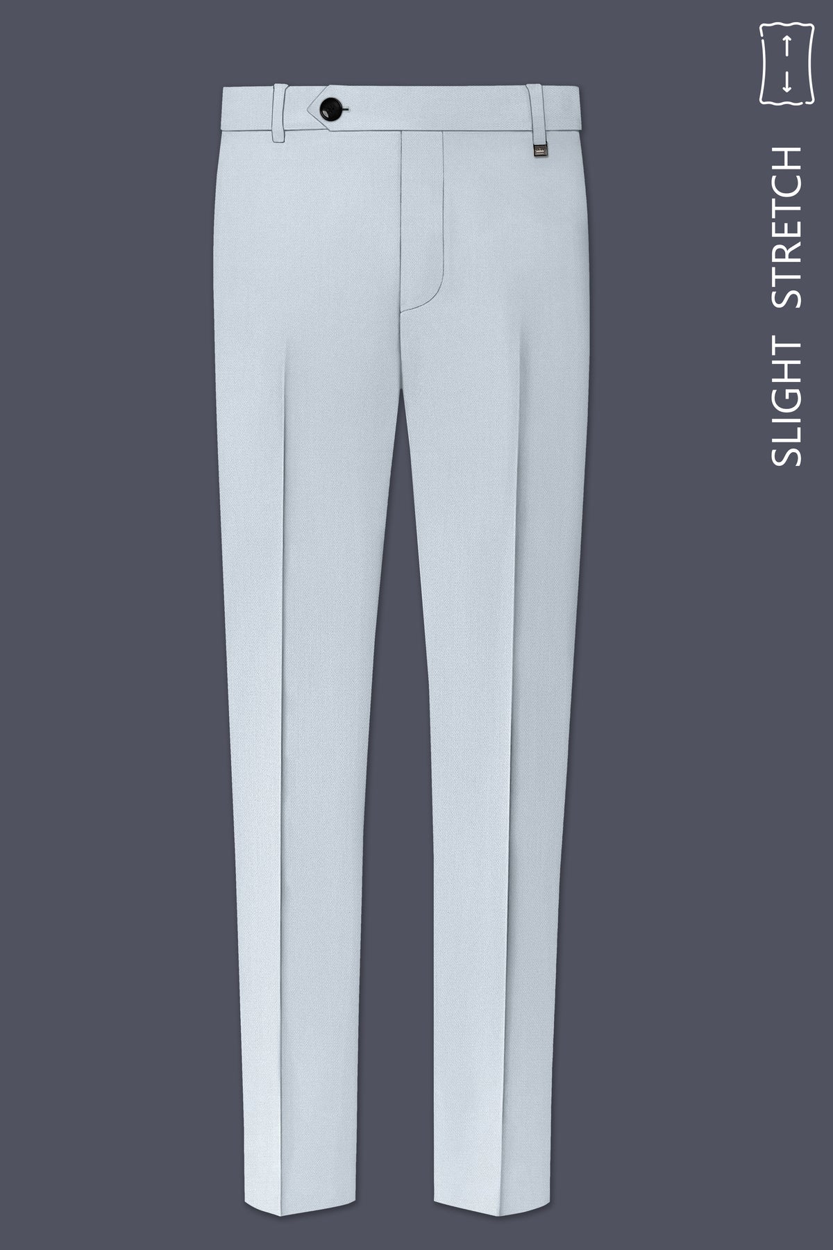 Prism-Chalice Gray Diamond Textured Wool Rich Slight Stretch Double Breasted Suit