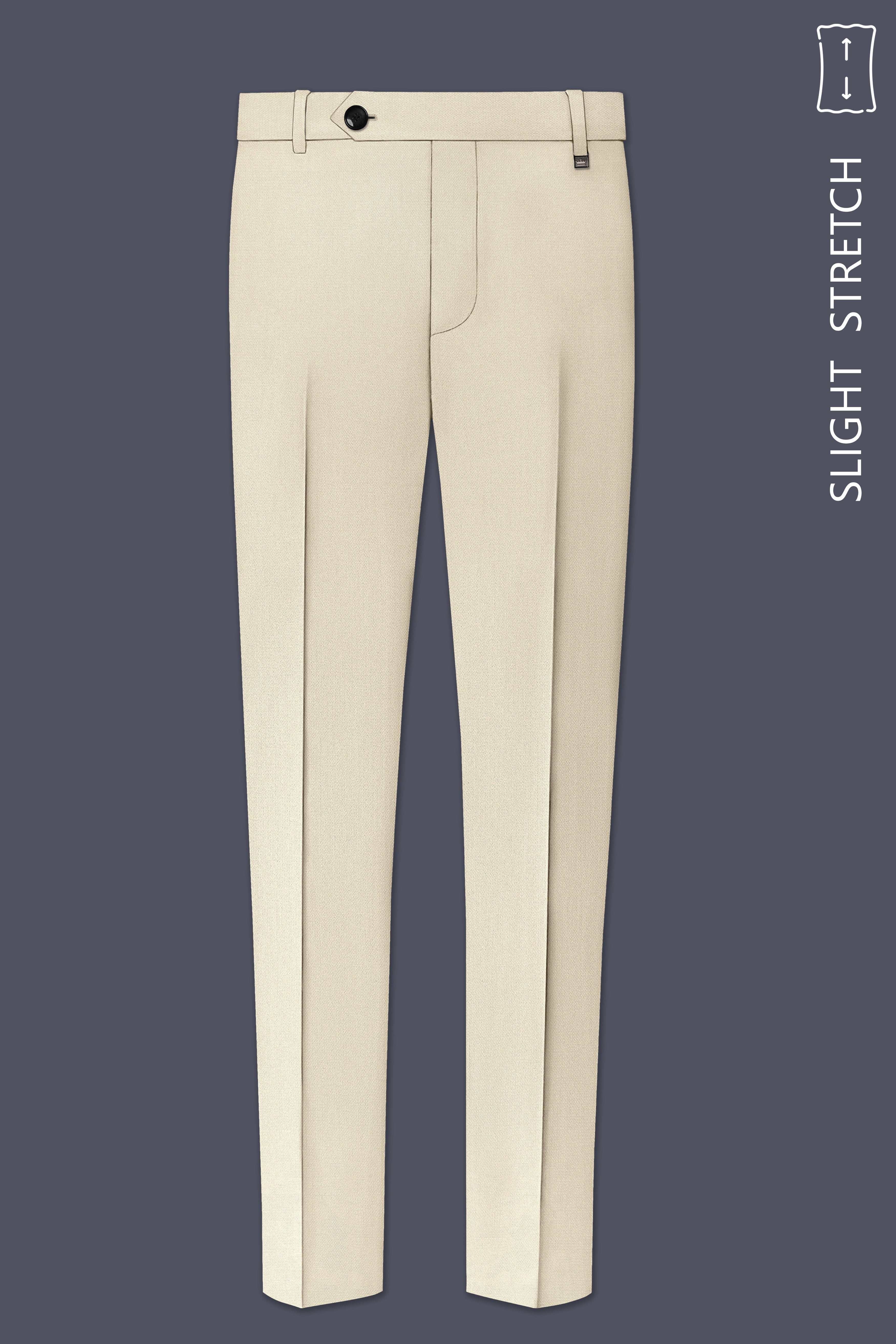 Dune-Foggy Cream Diamond Textured Wool Rich Slight Stretch Double Breasted Suit