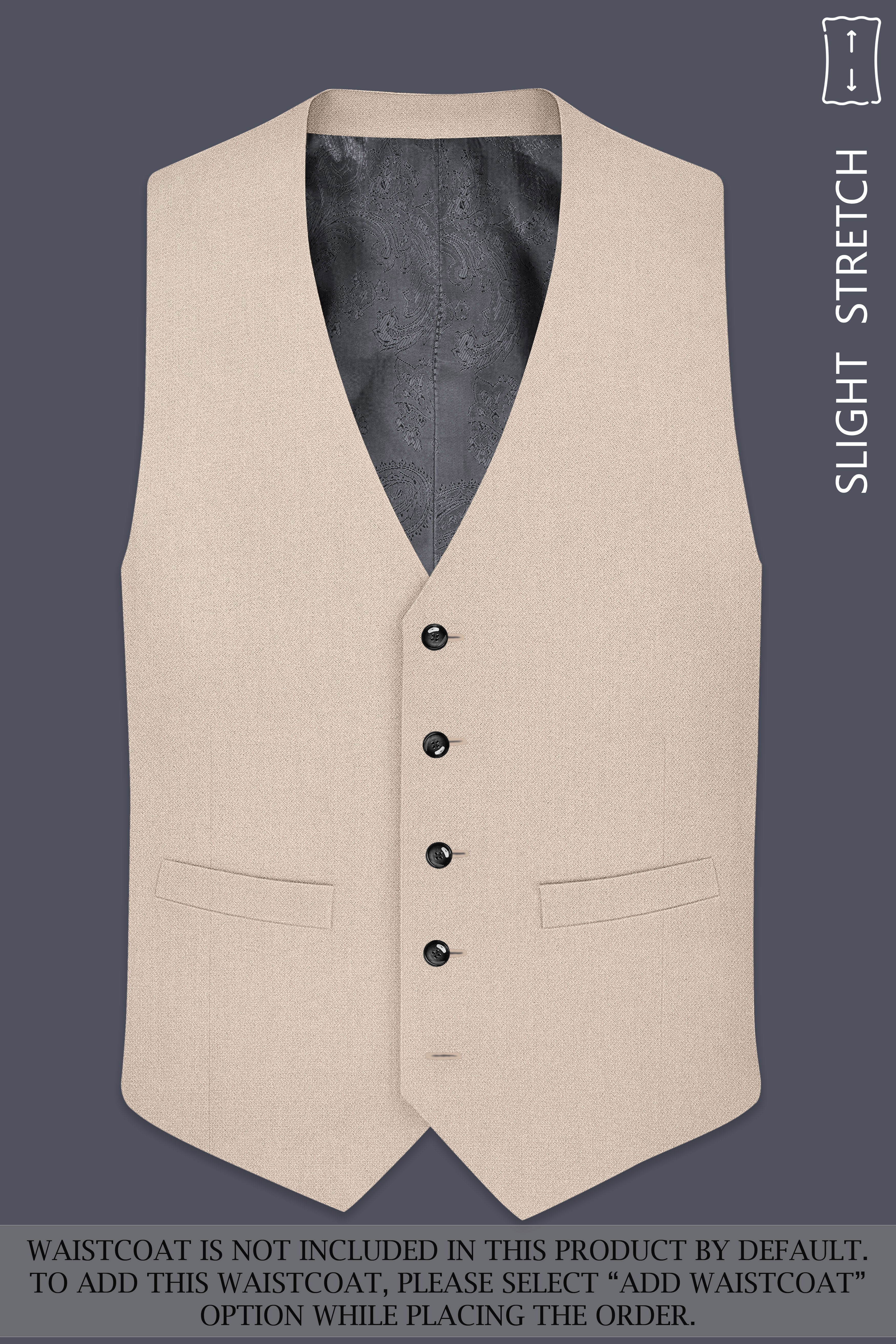 Dune-Foggy Cream Diamond Textured Wool Rich Slight Stretch Double Breasted Suit