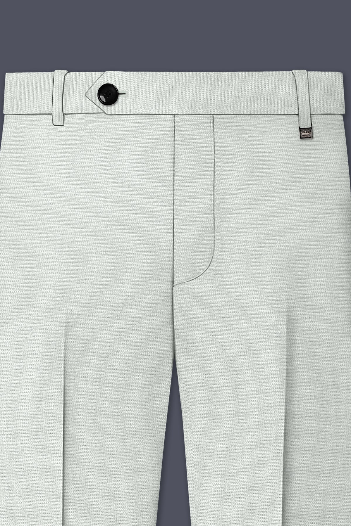 Regent-Noble Gray Diamond Textured Wool Rich Slight Stretch Double Breasted Suit