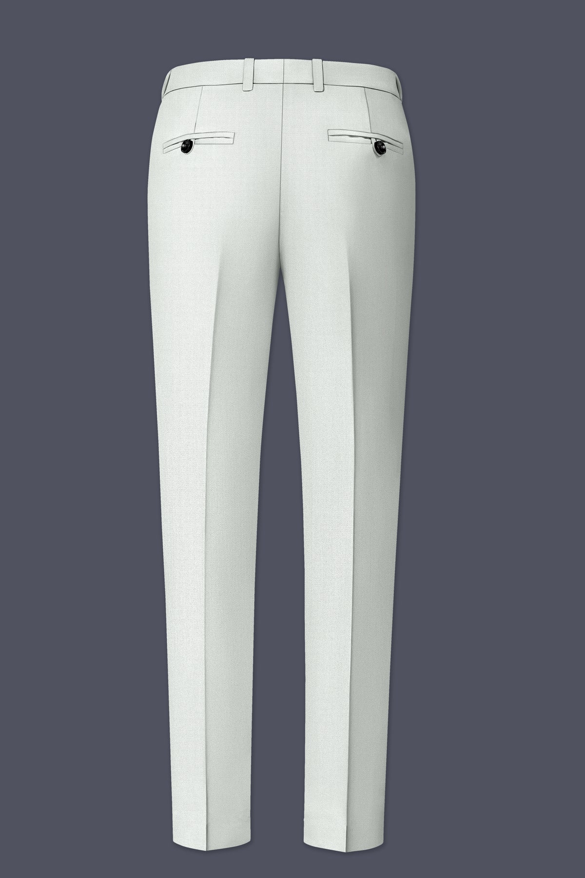Regent-Noble Gray Diamond Textured Wool Rich Slight Stretch Double Breasted Suit