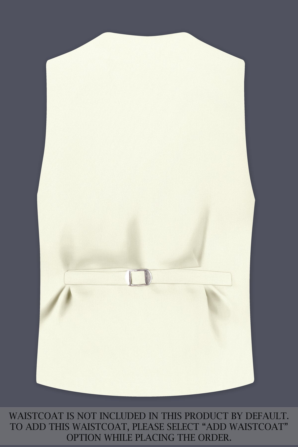 Ecru-Merino Off White Diamond Textured Wool Rich Slight Stretch Double Breasted Suit