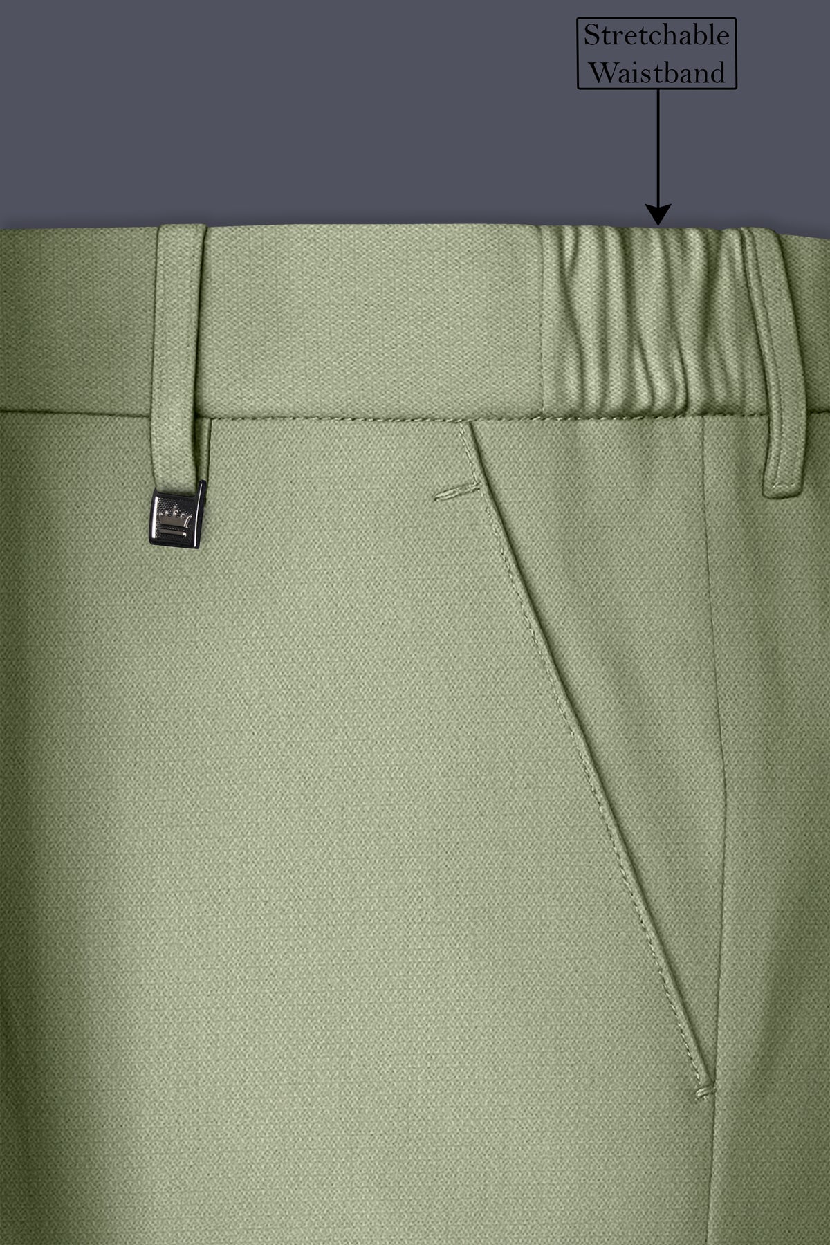 Verdo-Pablo Green Diamond Textured Wool Rich Slight Stretch Double Breasted Suit