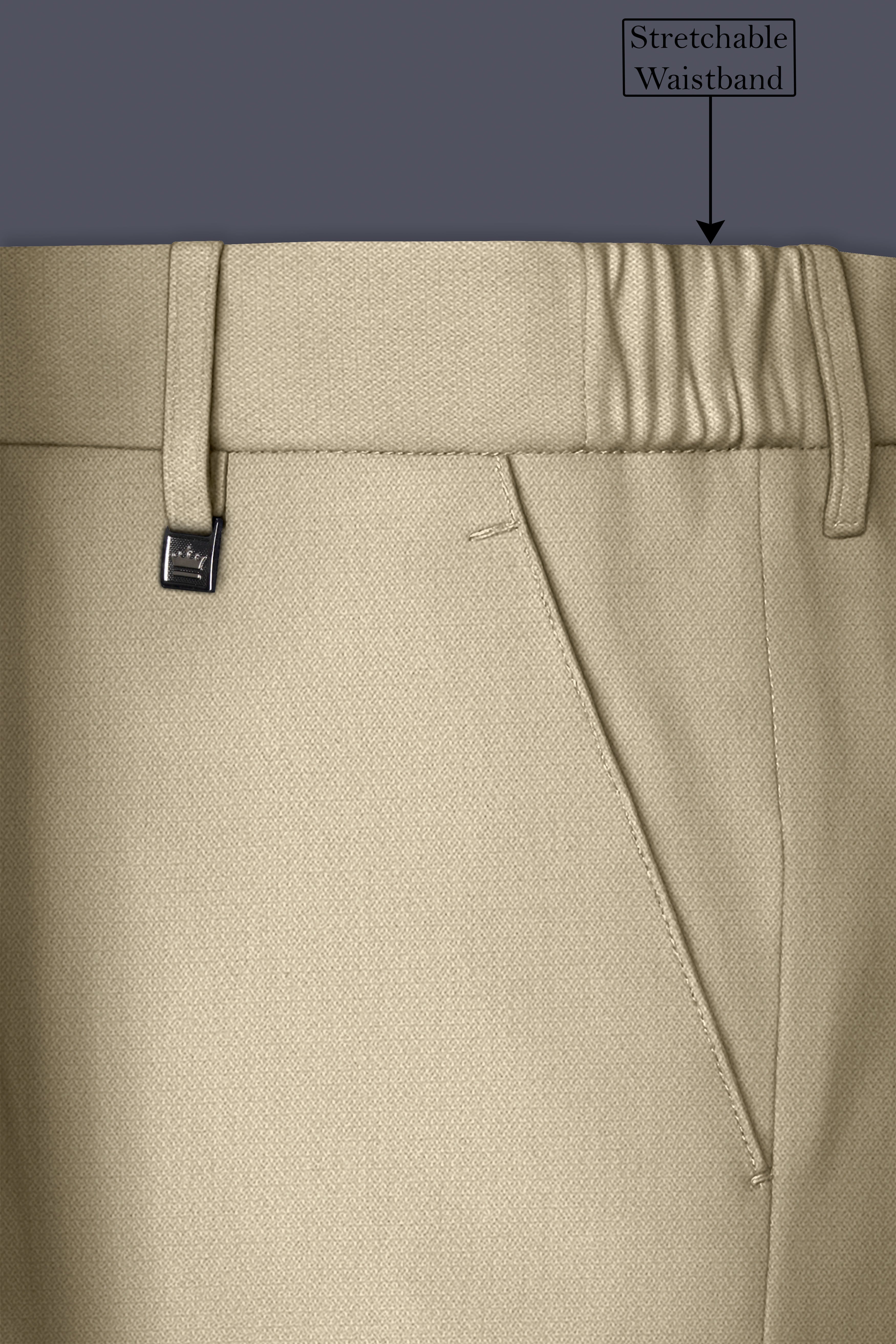 Sienna-Malta Cream Diamond Textured Wool Rich Slight Stretch Double Breasted Suit