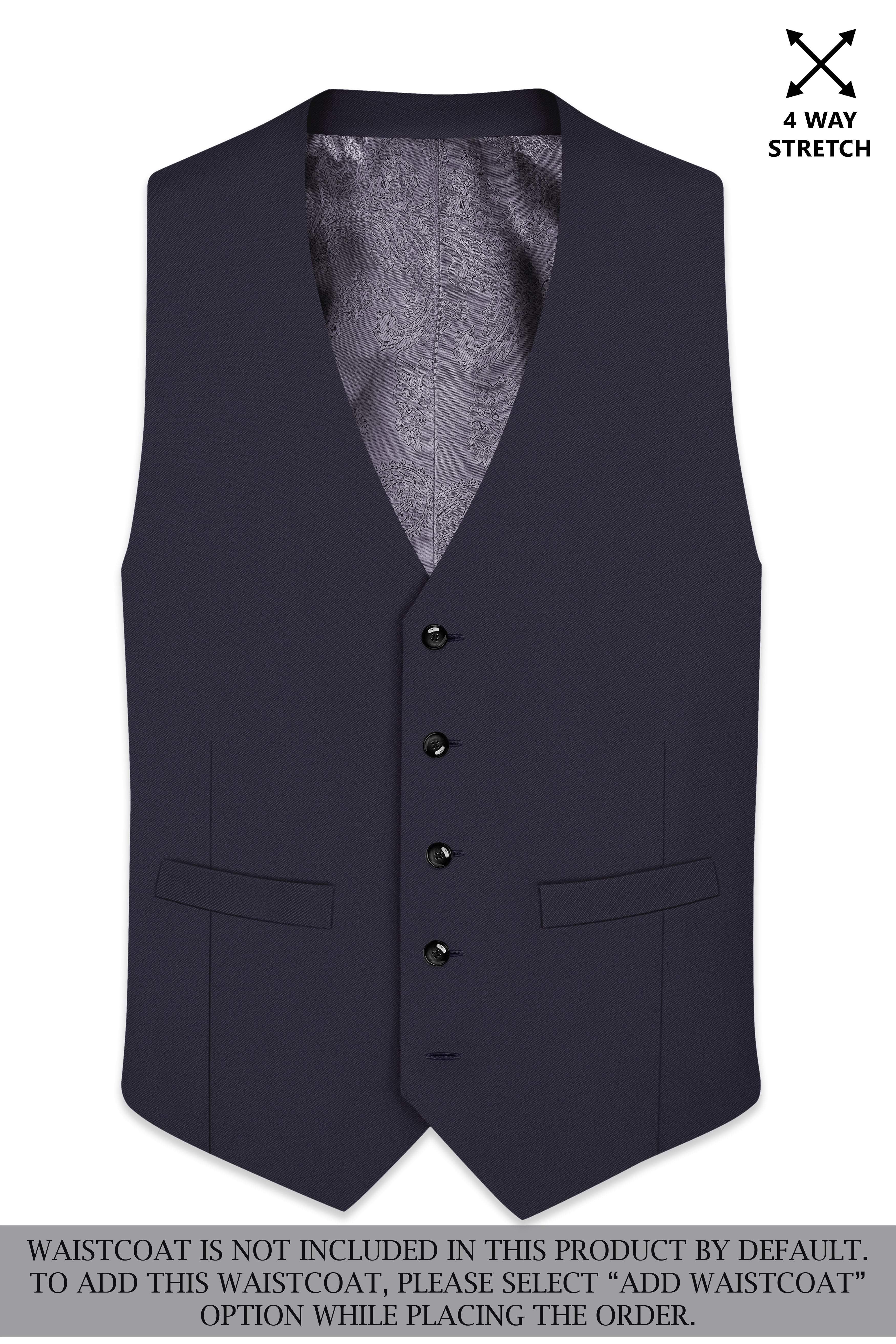 Kairo-Korean Charcoal Gray 4-Way Stretch Wrinkle-Free Wool Rich Single Breasted Suit