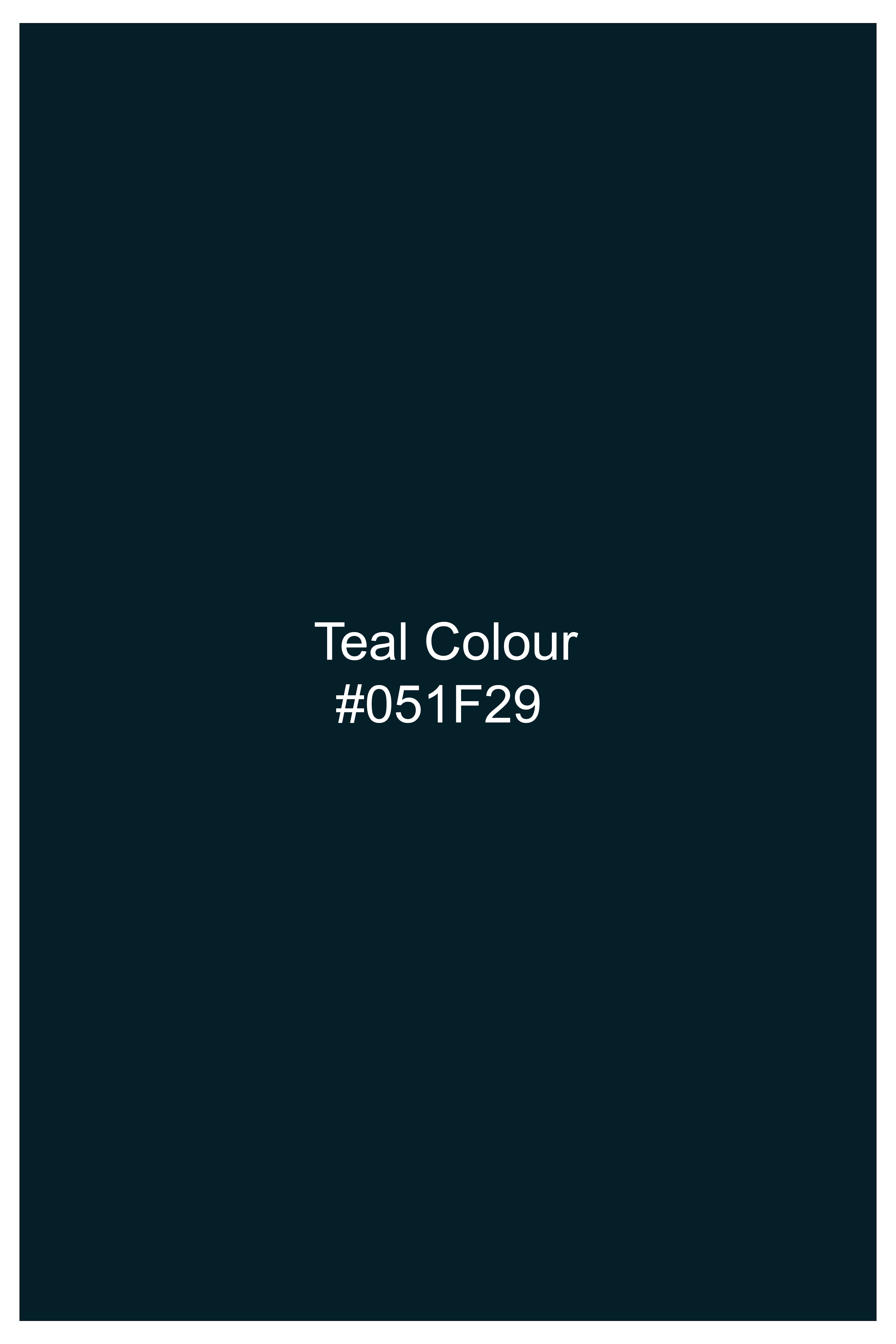 Zephyr-Korean Teal Green 4-Way Stretch Wrinkle-Free Wool Rich Single Breasted Suit