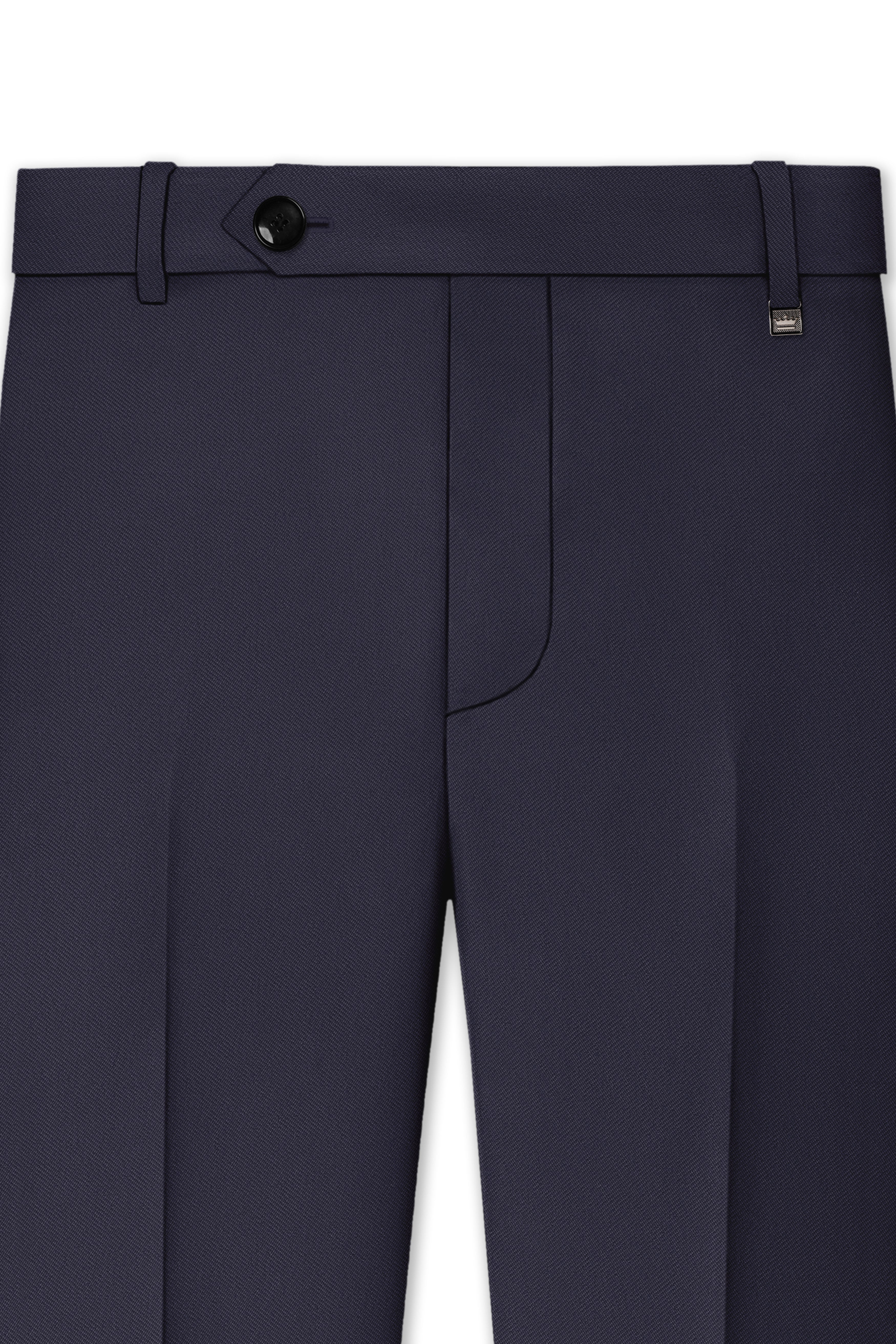 Kairo-Korean Charcoal Gray 4-Way Stretch Wrinkle-Free Wool Rich Double Breasted Suit