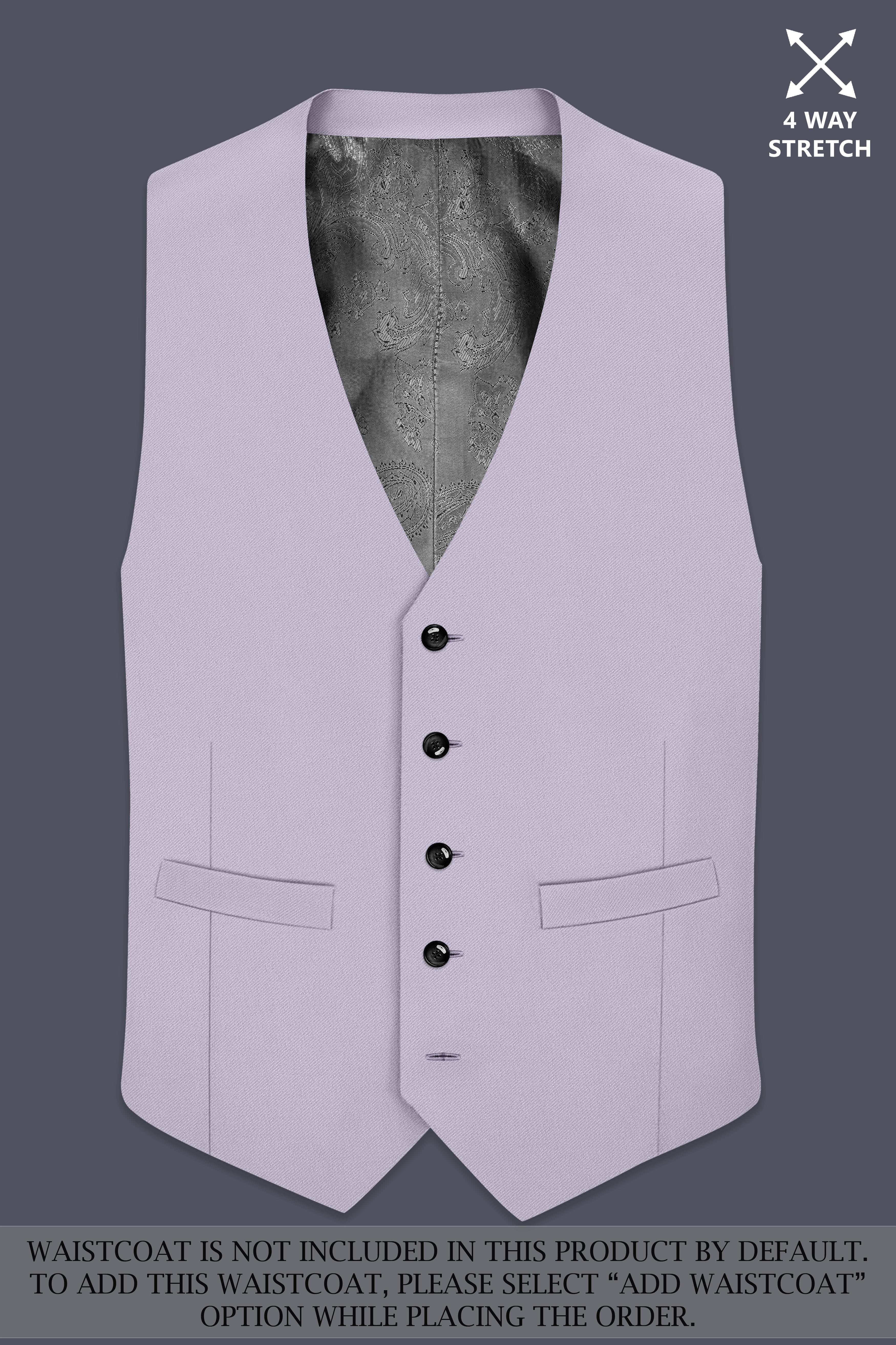 Aegis-Korean Iron Gray 4-Way Stretch Wrinkle-Free Wool Rich Double Breasted Suit