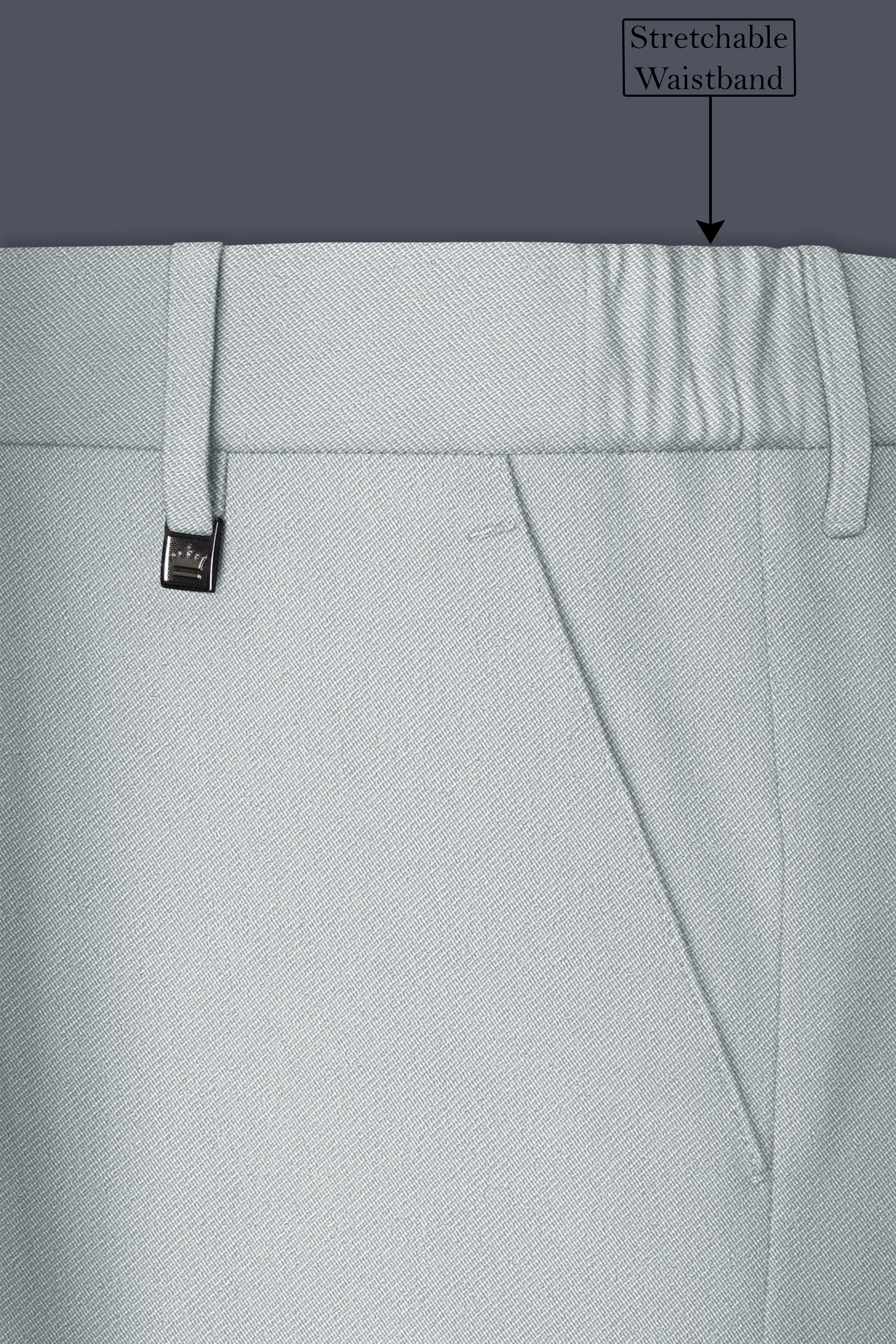 Prestige-Korean Mercury Green 4-Way Stretch Wrinkle-Free Wool Rich Single Breasted Suit