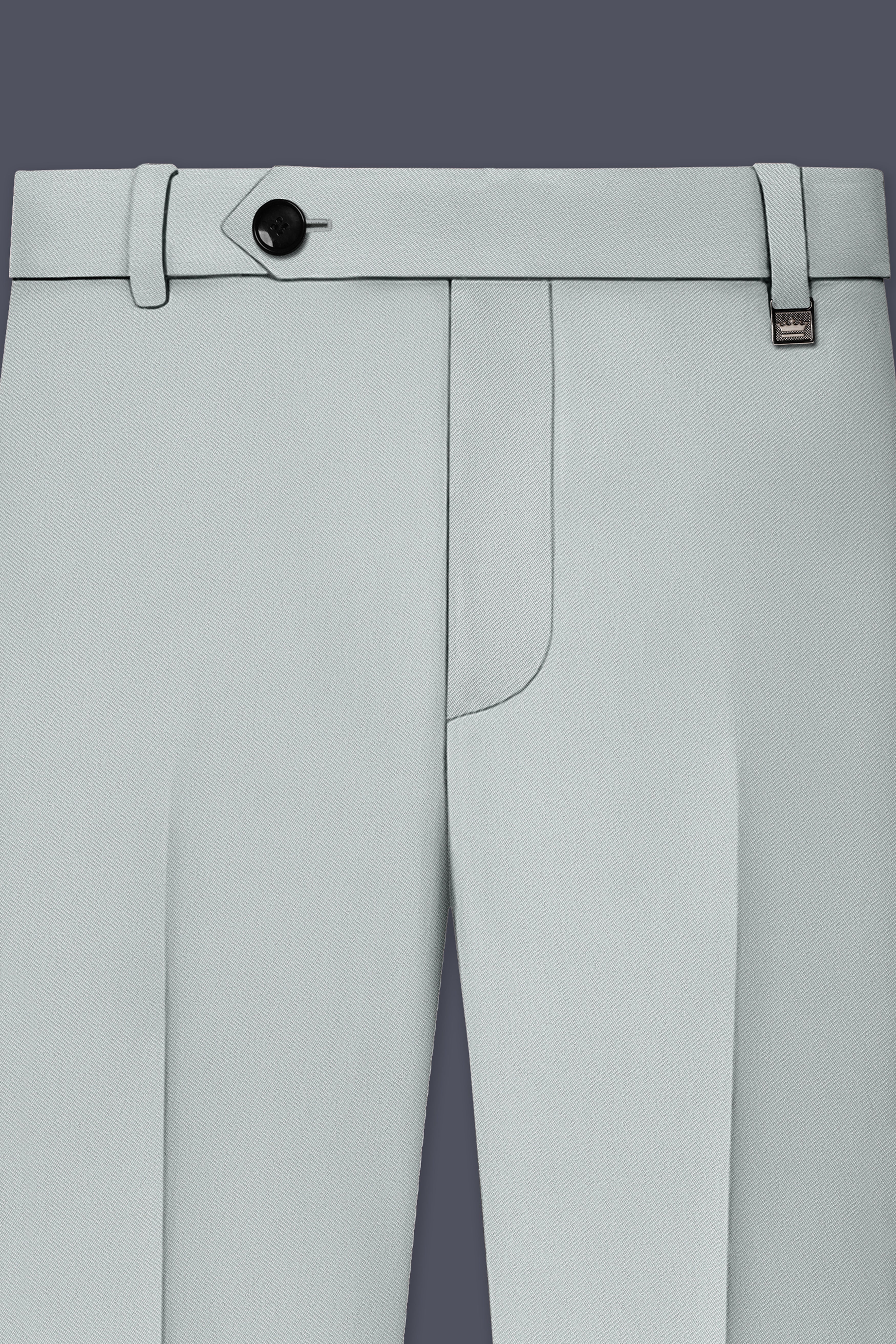 Prestige-Korean Mercury Green 4-Way Stretch Wrinkle-Free Wool Rich Double Breasted Suit