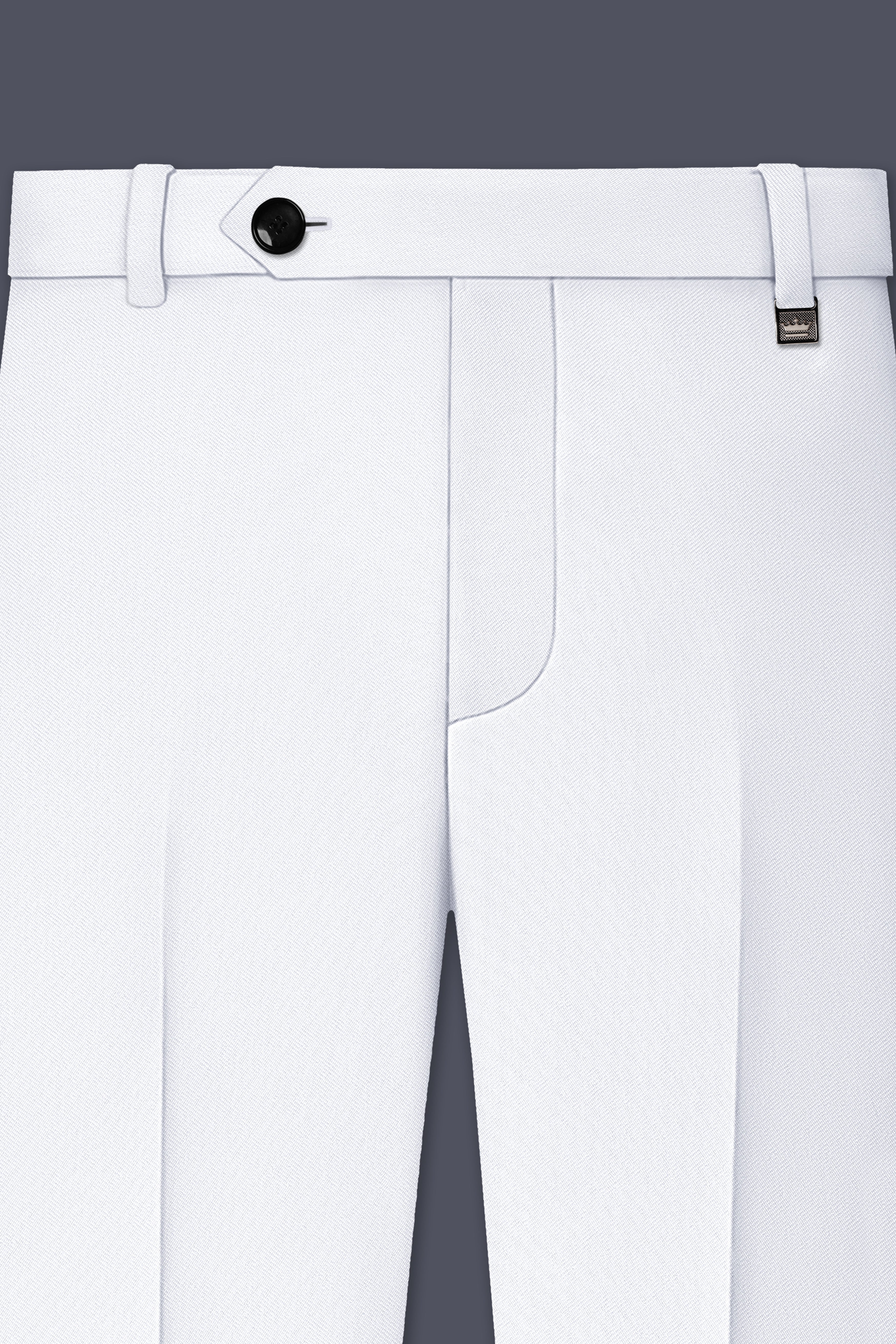 Lumier-Korean Bright White 4-Way Stretch Wrinkle-Free Wool Rich Double Breasted Suit