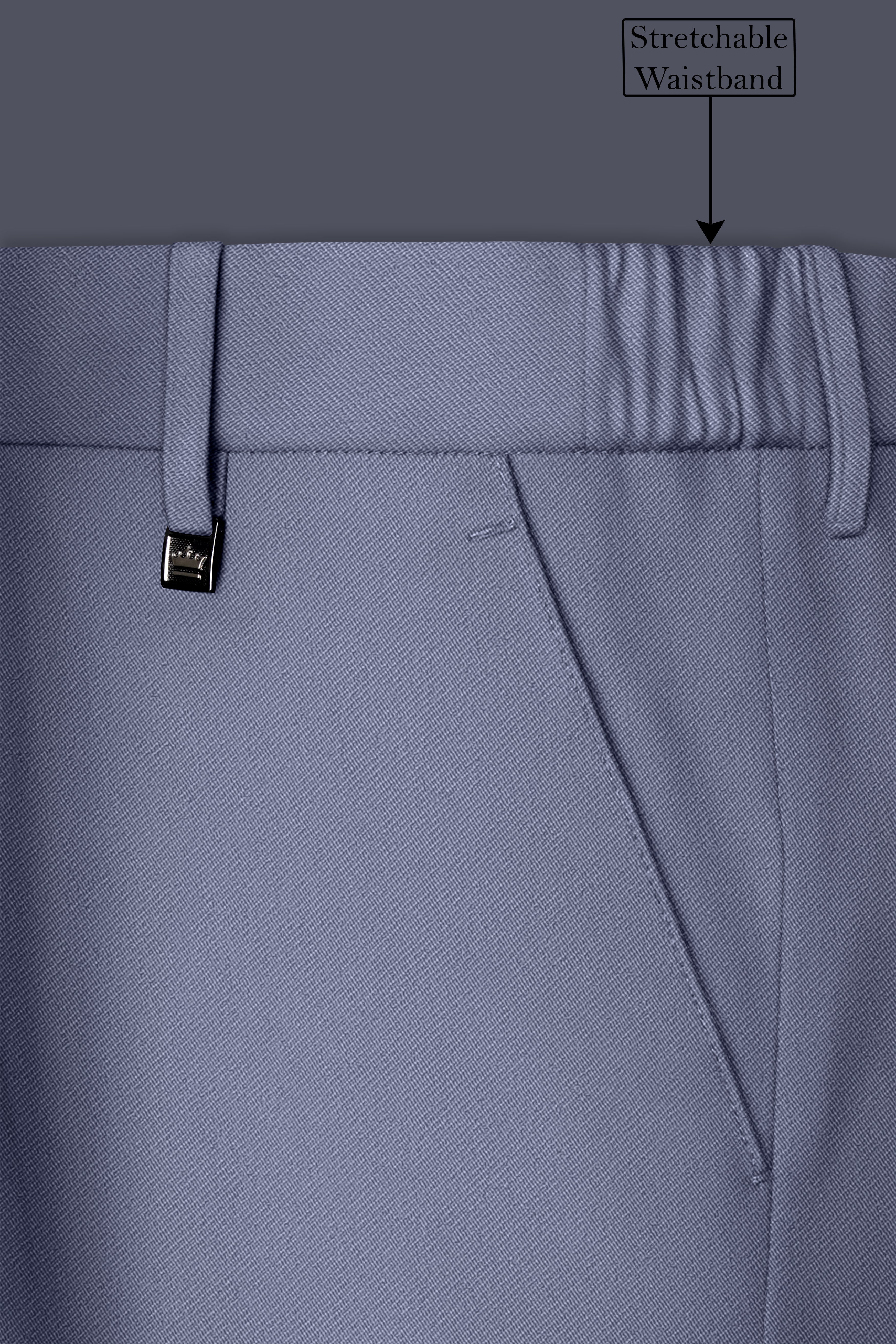 Sterling-Manatee Gray Wool Rich Slight Stretch Single Breasted Suit