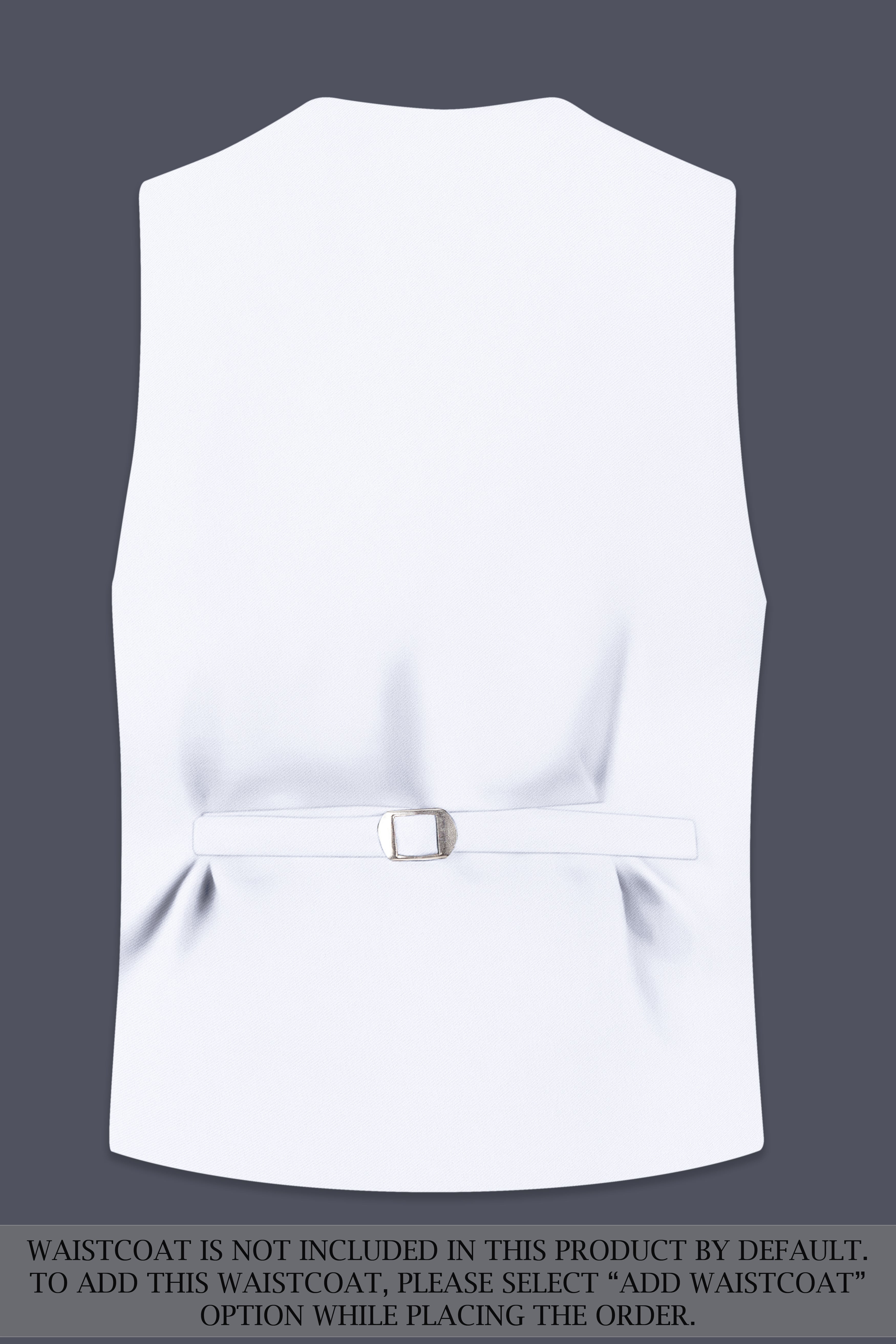 Ivory-Bright White Wool Rich Slight Stretch Single Breasted Suit