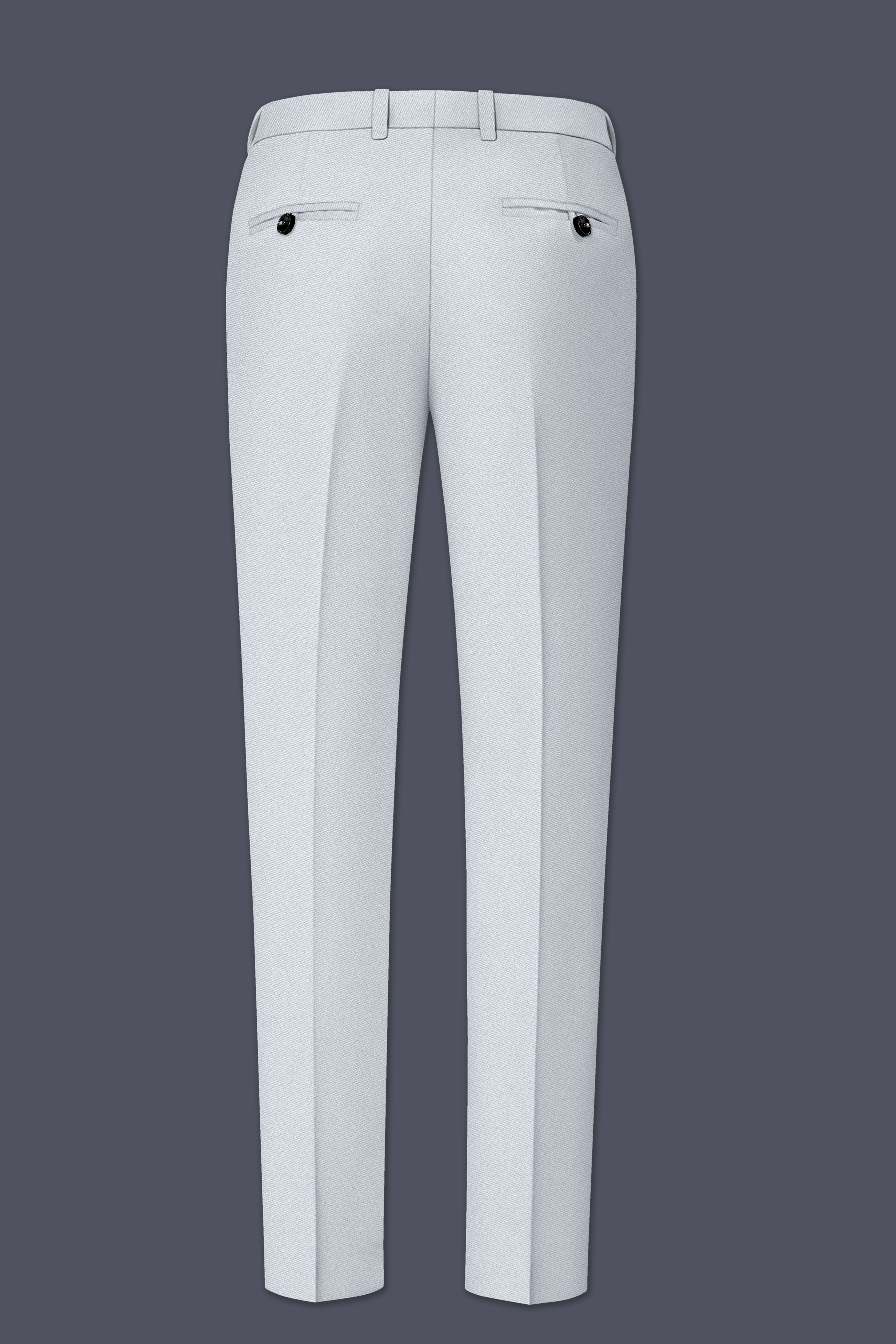 Slate-Mystic Gray Wool Rich Slight Stretch Single Breasted Suit