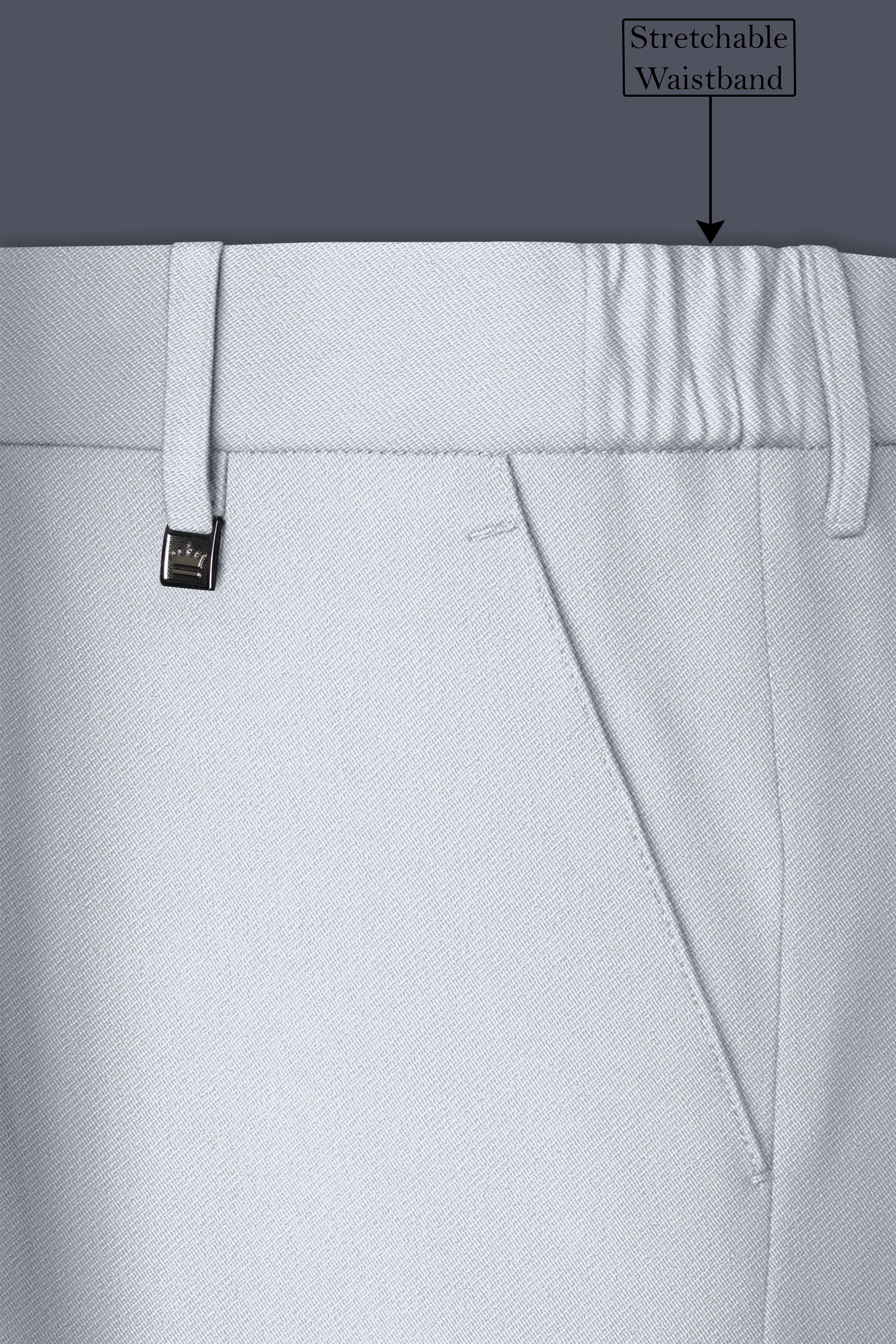 Slate-Mystic Gray Wool Rich Slight Stretch Single Breasted Suit
